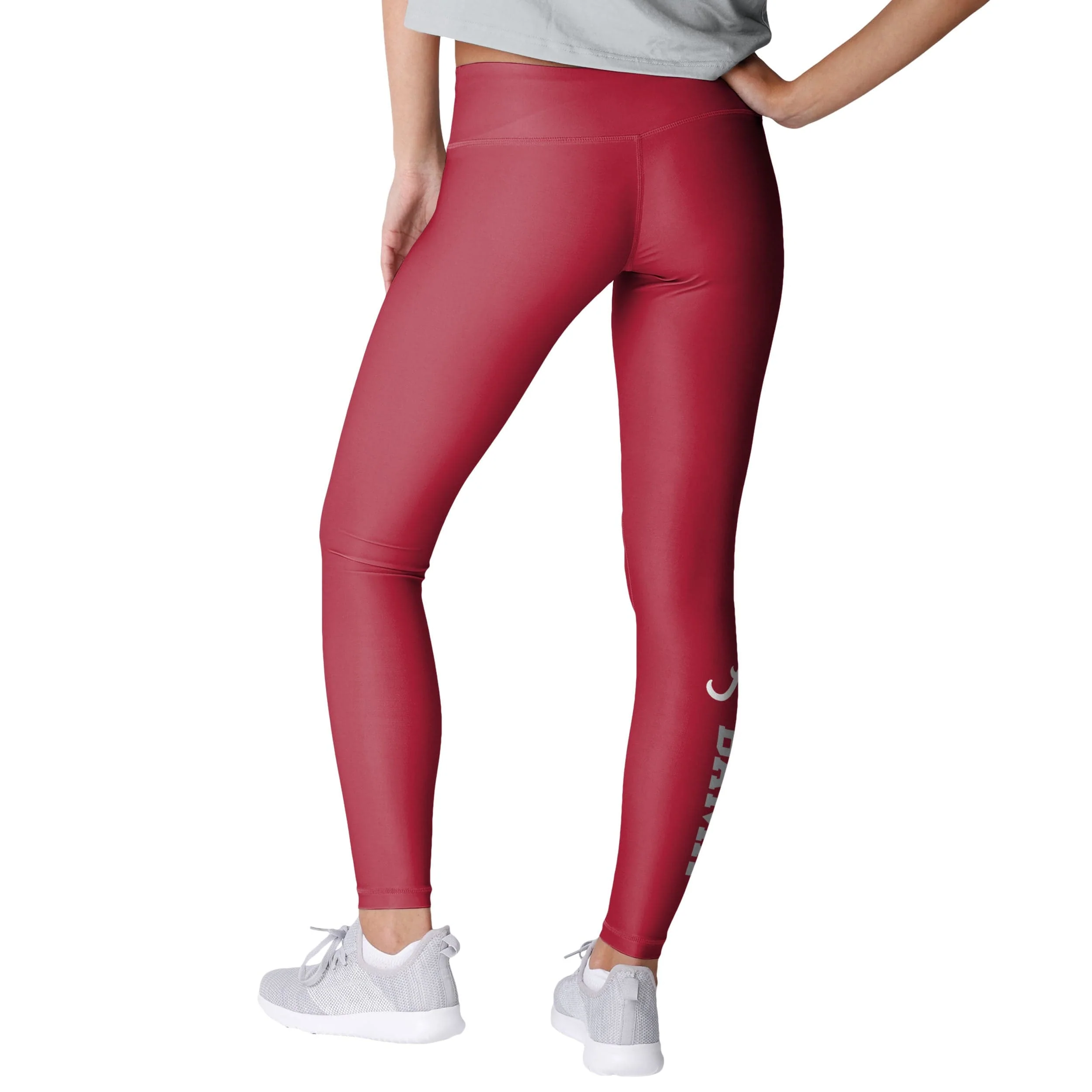 Alabama Crimson Tide NCAA Womens Solid Wordmark Leggings - Image 2
