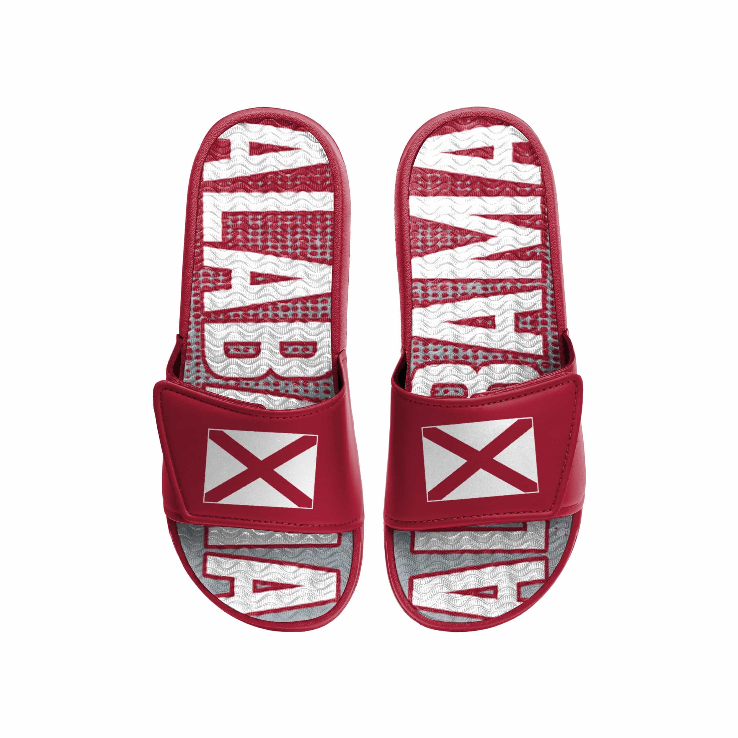 Alabama Mens Flag Gradient Wordmark Gel Slide - Image 2