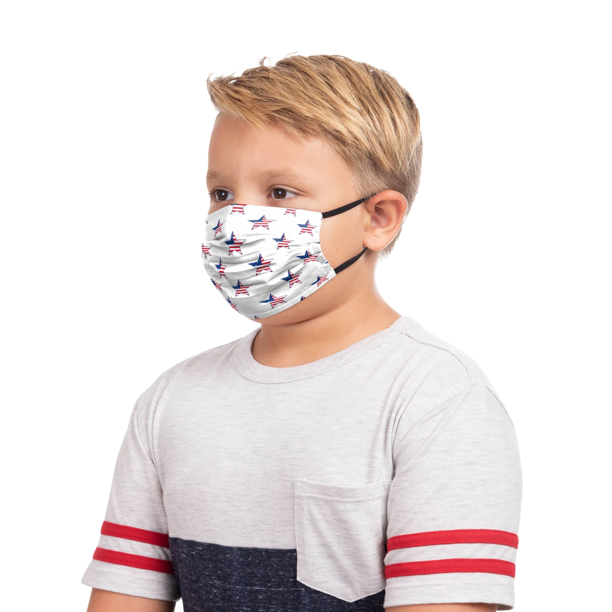 Americana Youth Adjustable 5 Pack Face Cover - Image 3