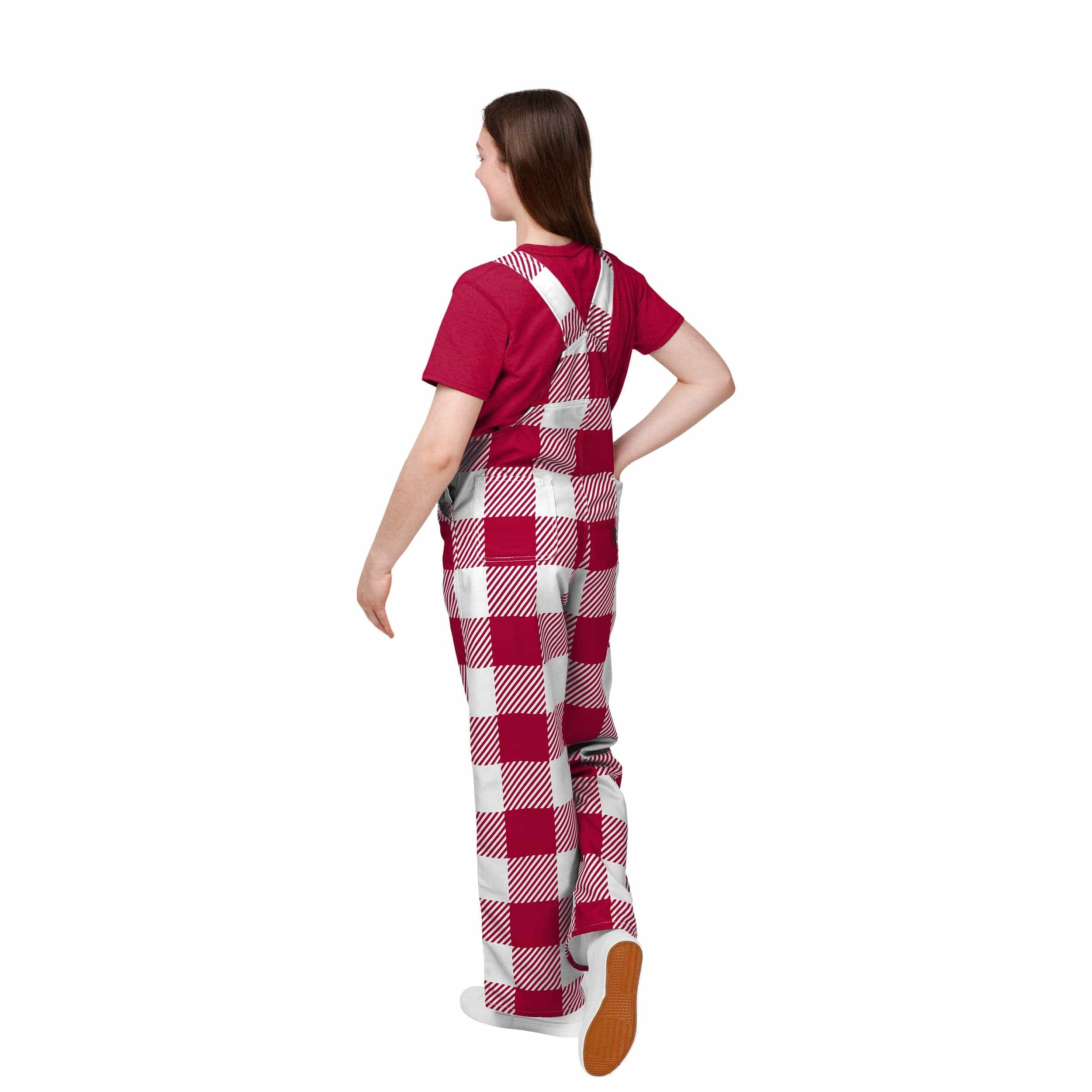 Arizona Cardinals NFL Youth Plaid Bib Overalls - Image 2