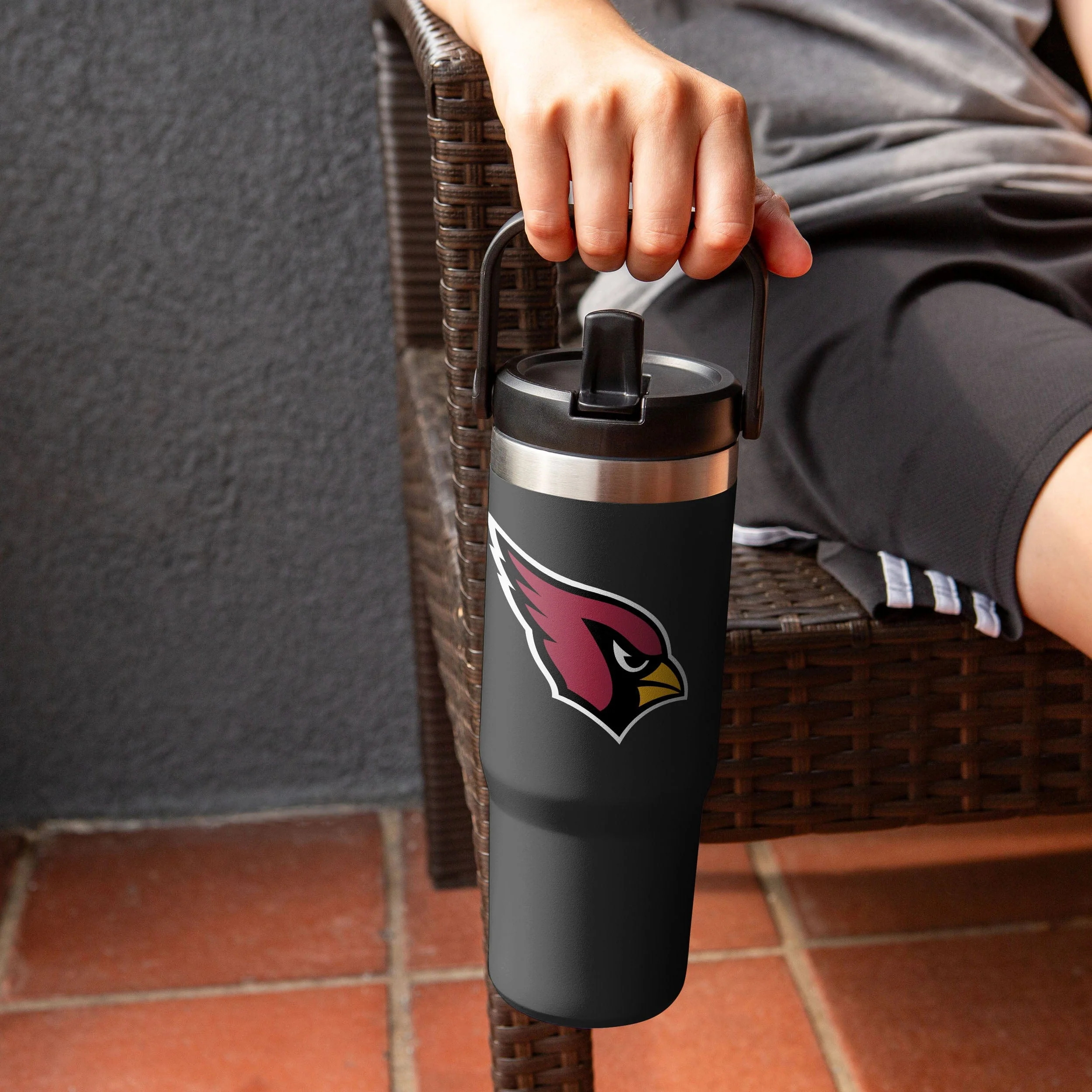 Arizona Cardinals NFL 30 oz Straw Tumbler - Image 4