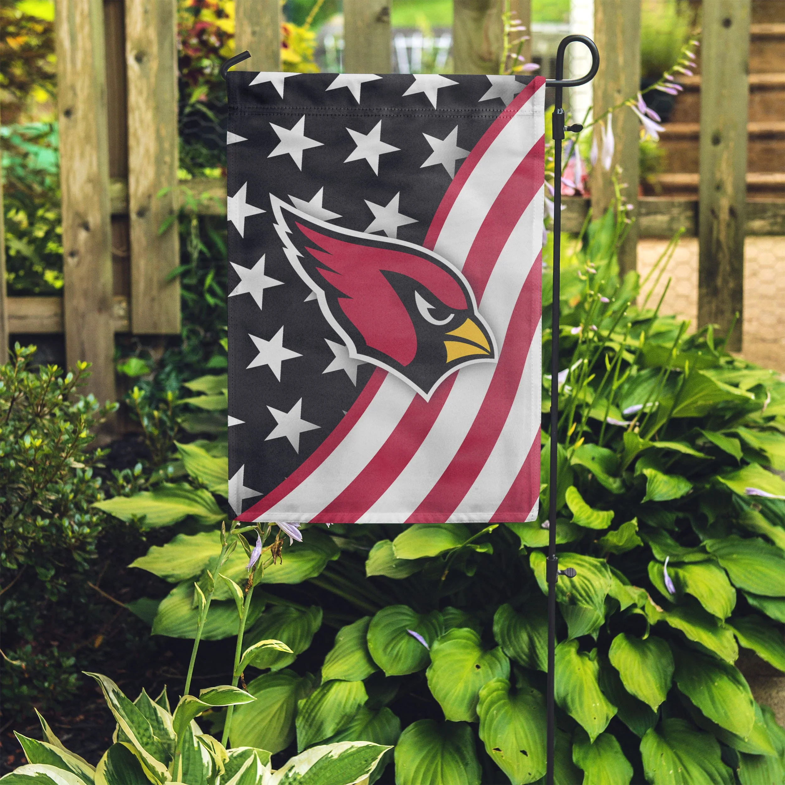 Arizona Cardinals NFL Americana Garden Flag - Image 4