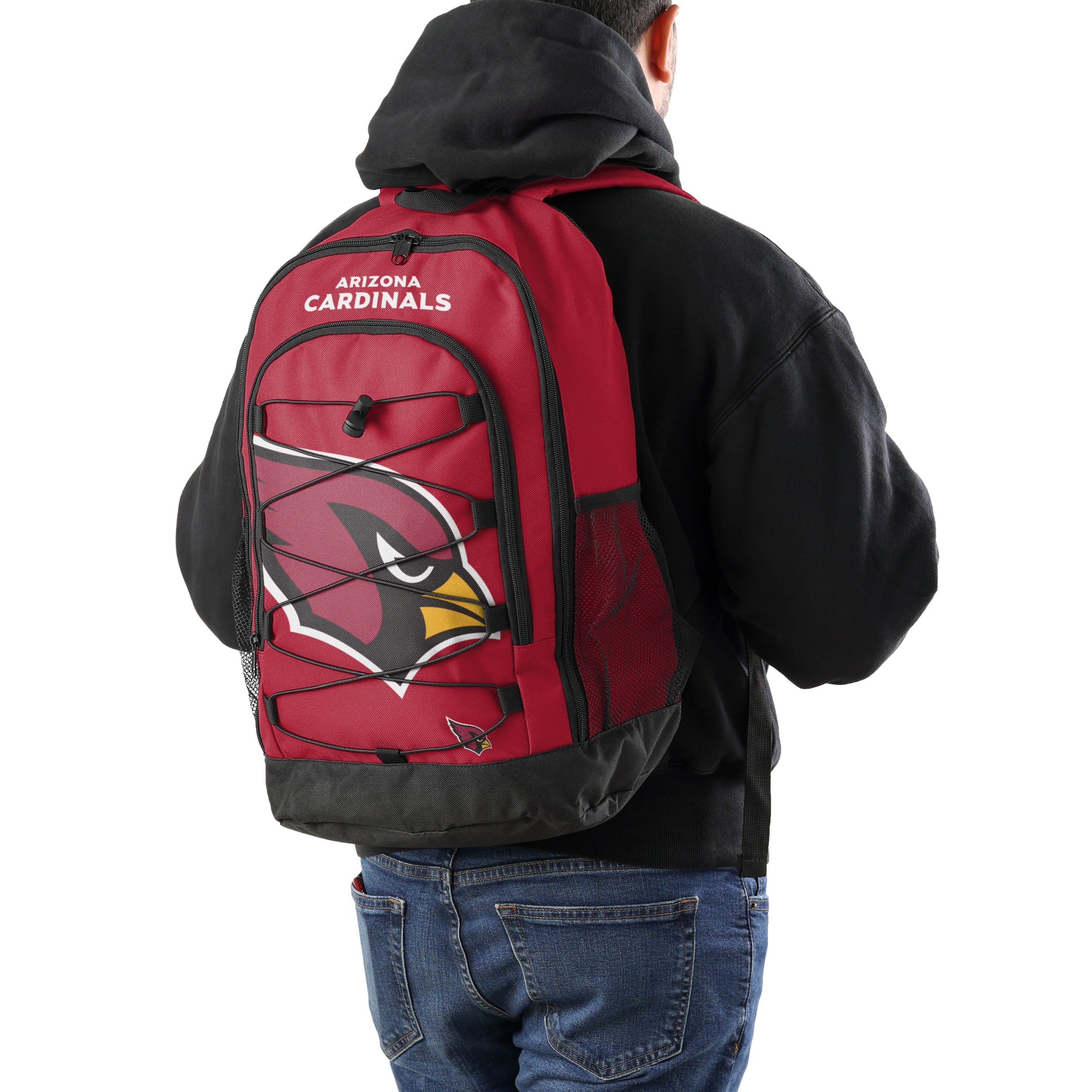 Arizona Cardinals NFL Big Logo Bungee Backpack - Image 4
