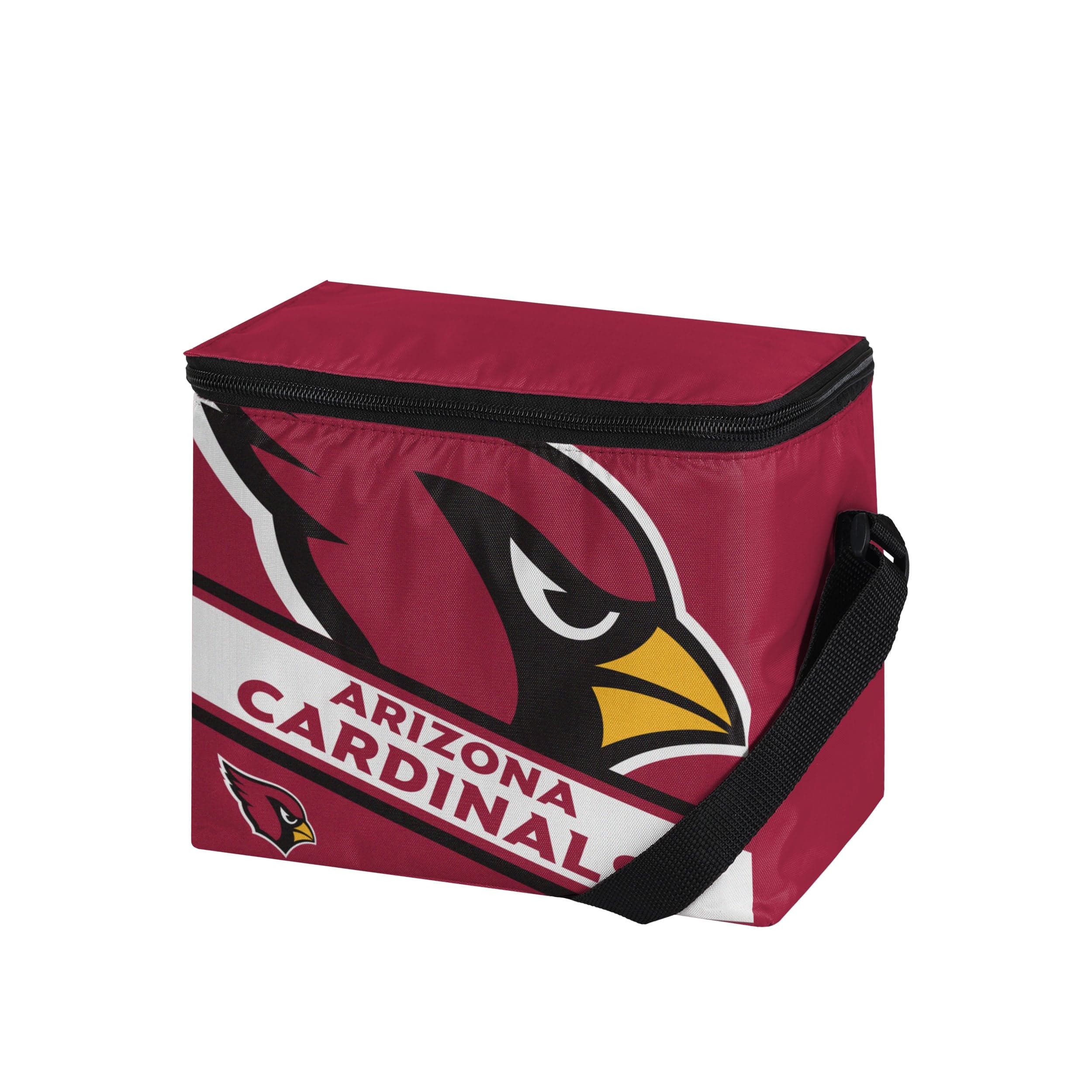 Arizona Cardinals NFL Big Logo Stripe 6 Pack Cooler - Image 2