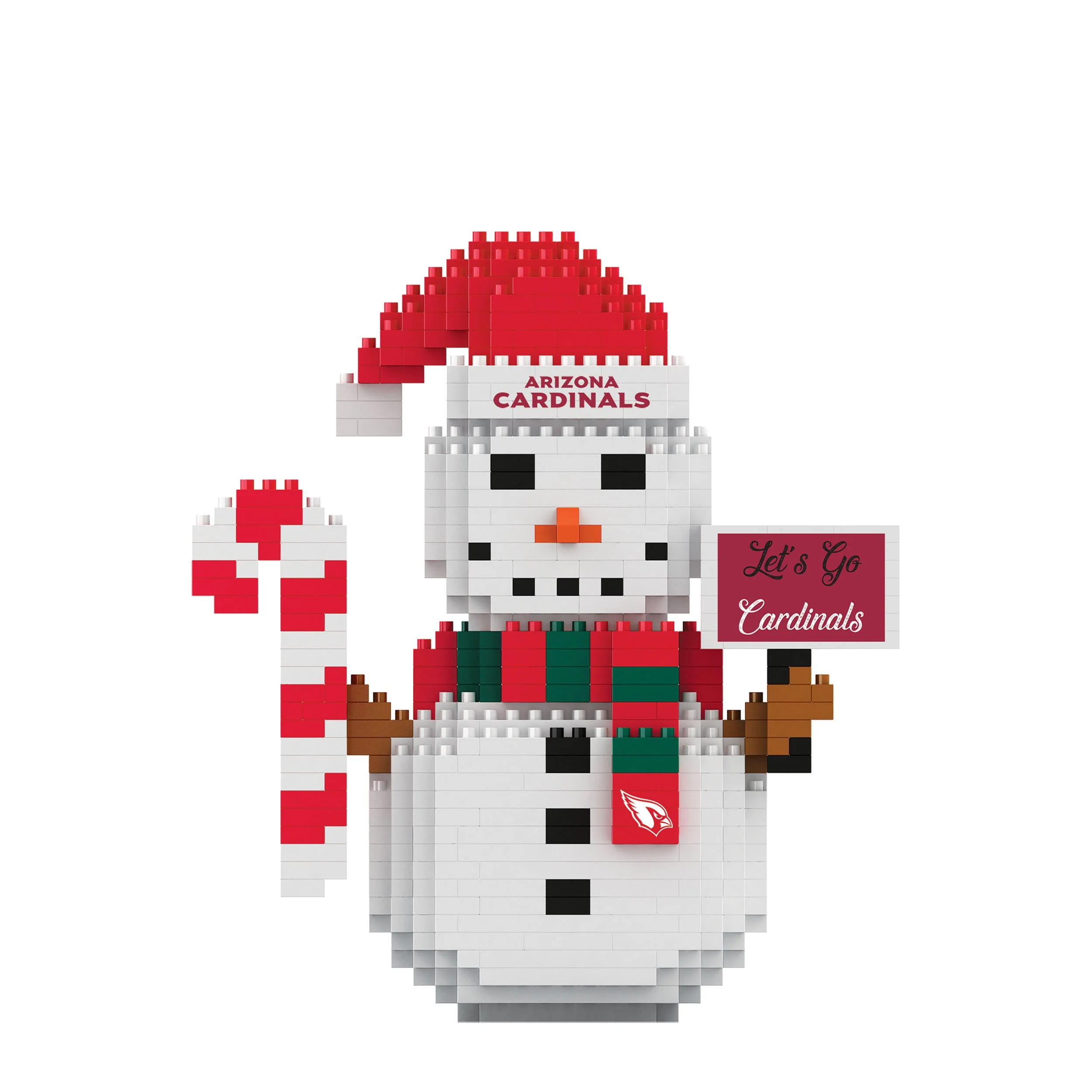 Arizona Cardinals NFL BRXLZ Snowman - Image 2