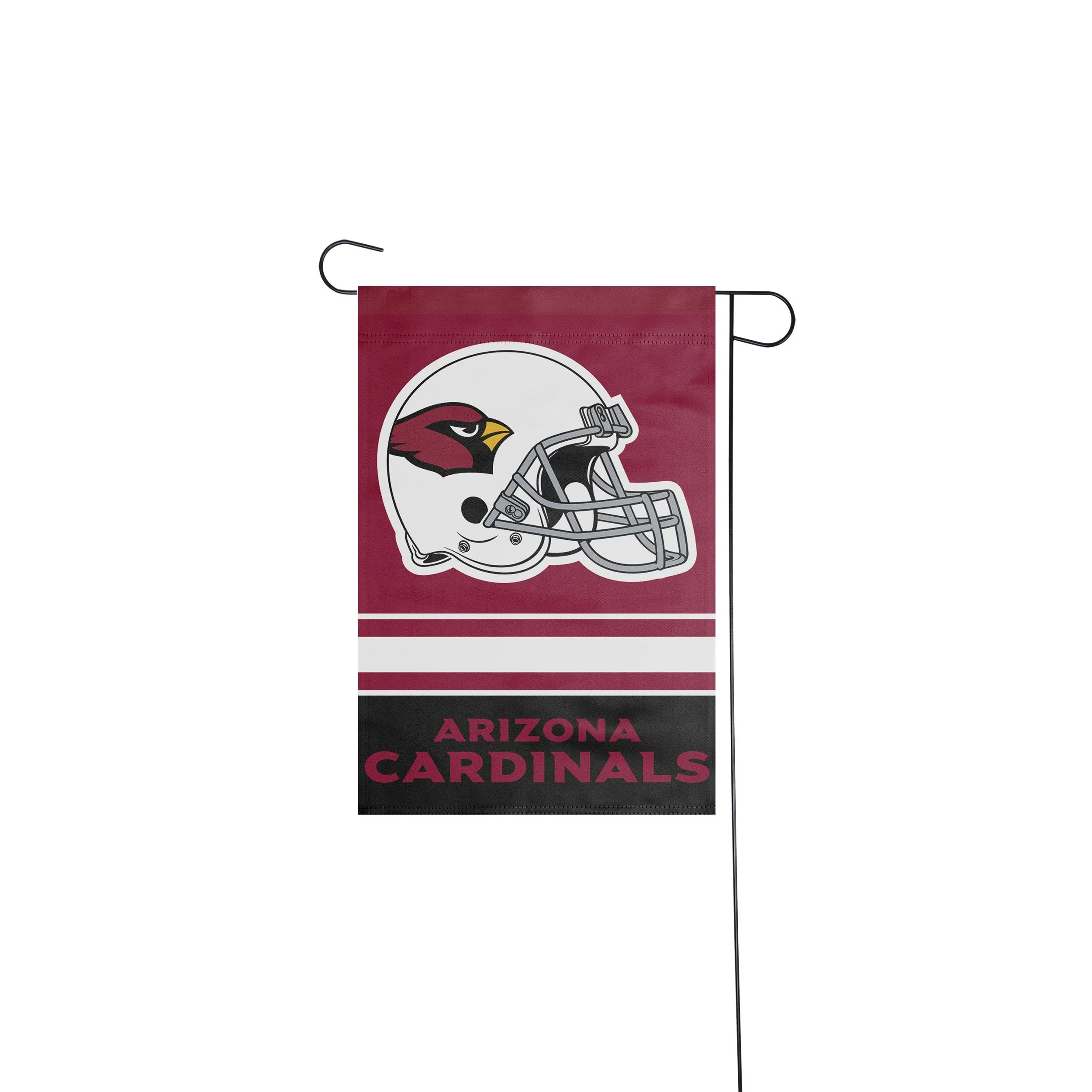 Arizona Cardinals NFL Colorblock Helmet Garden Flag - Image 2