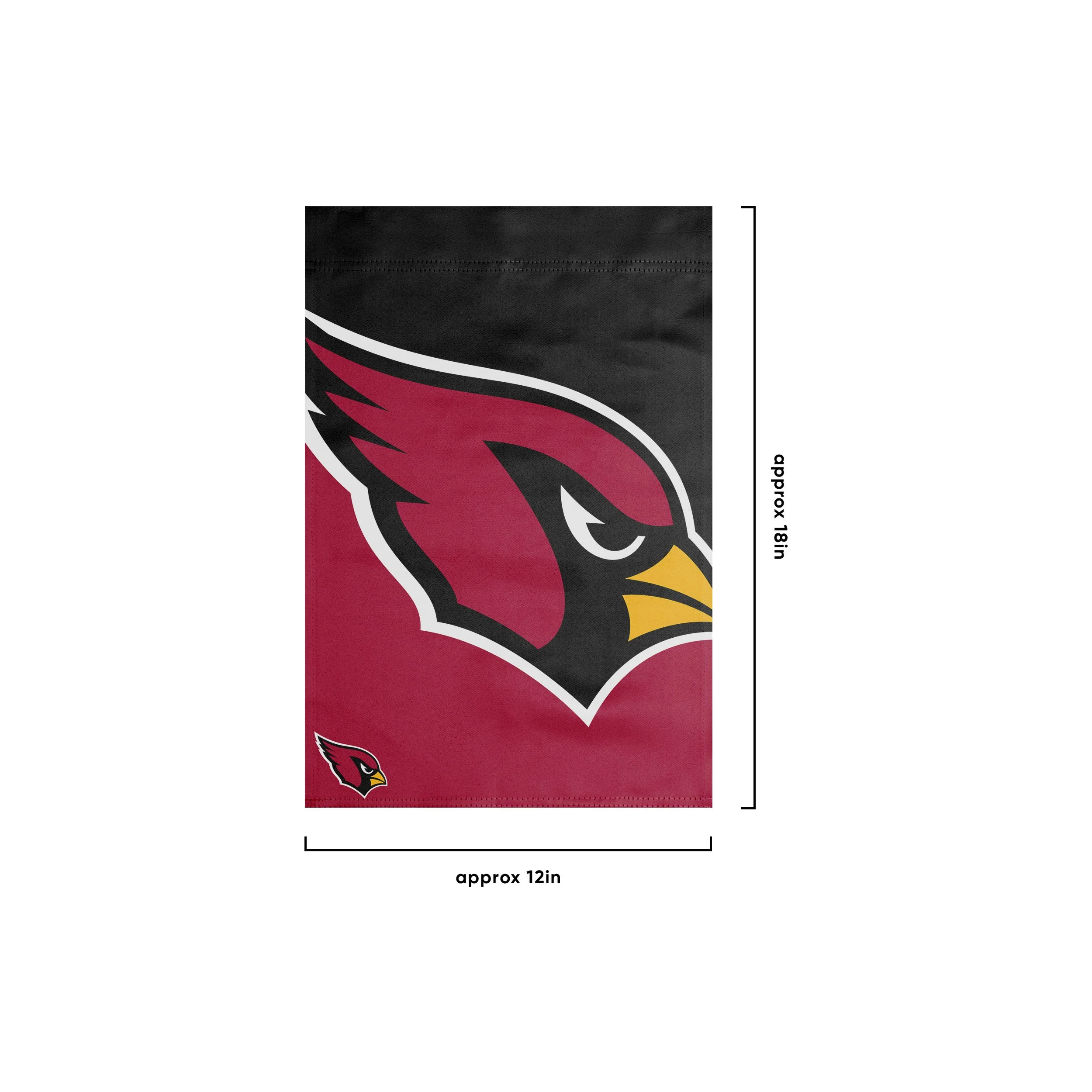 Arizona Cardinals NFL Colorblock Helmet Garden Flag - Image 3