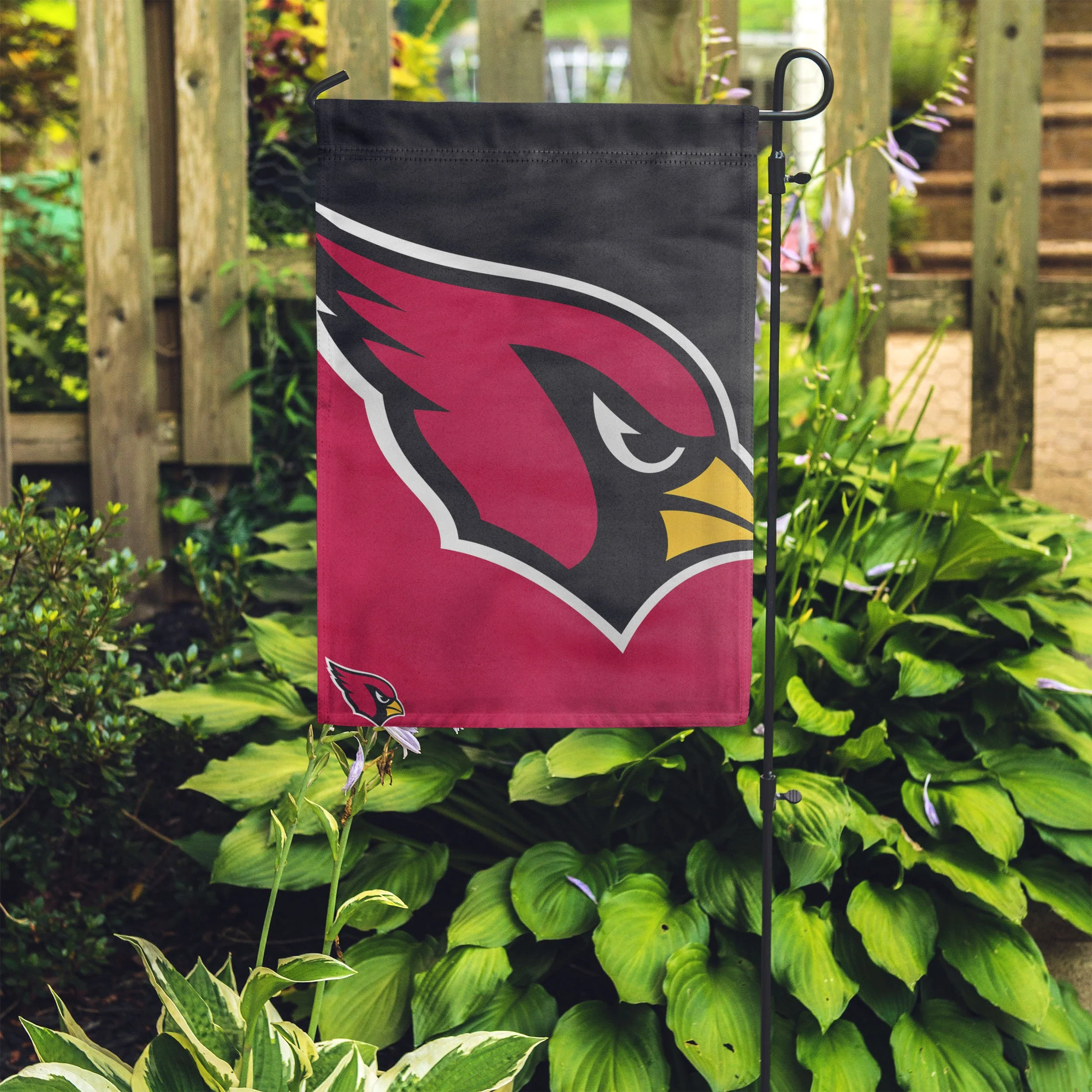 Arizona Cardinals NFL Colorblock Helmet Garden Flag - Image 4