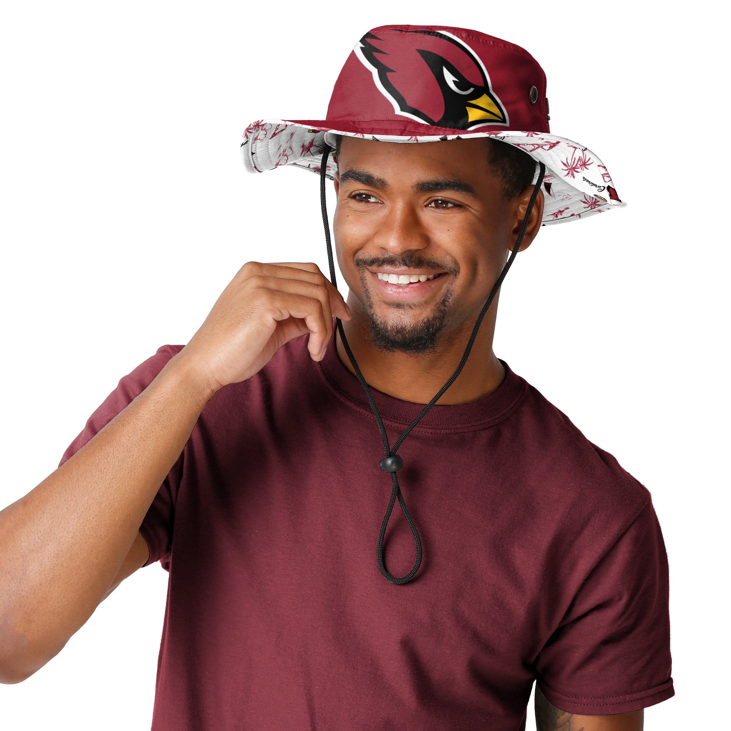 Arizona Cardinals NFL Cropped Big Logo Hybrid Boonie Hat - Image 2
