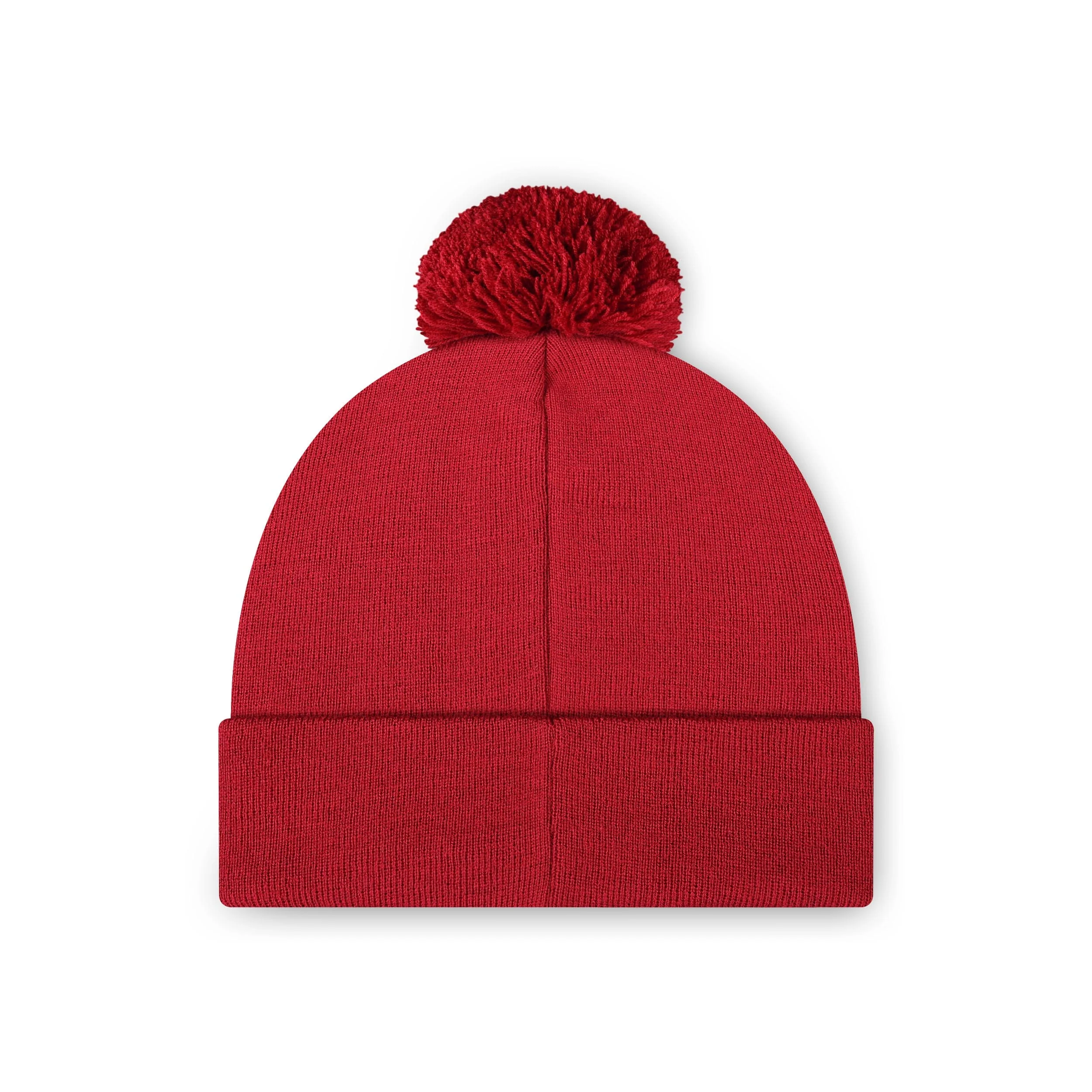 Arizona Cardinals NFL Dark Red Basic Primary Logo Pom Beanie - Image 2