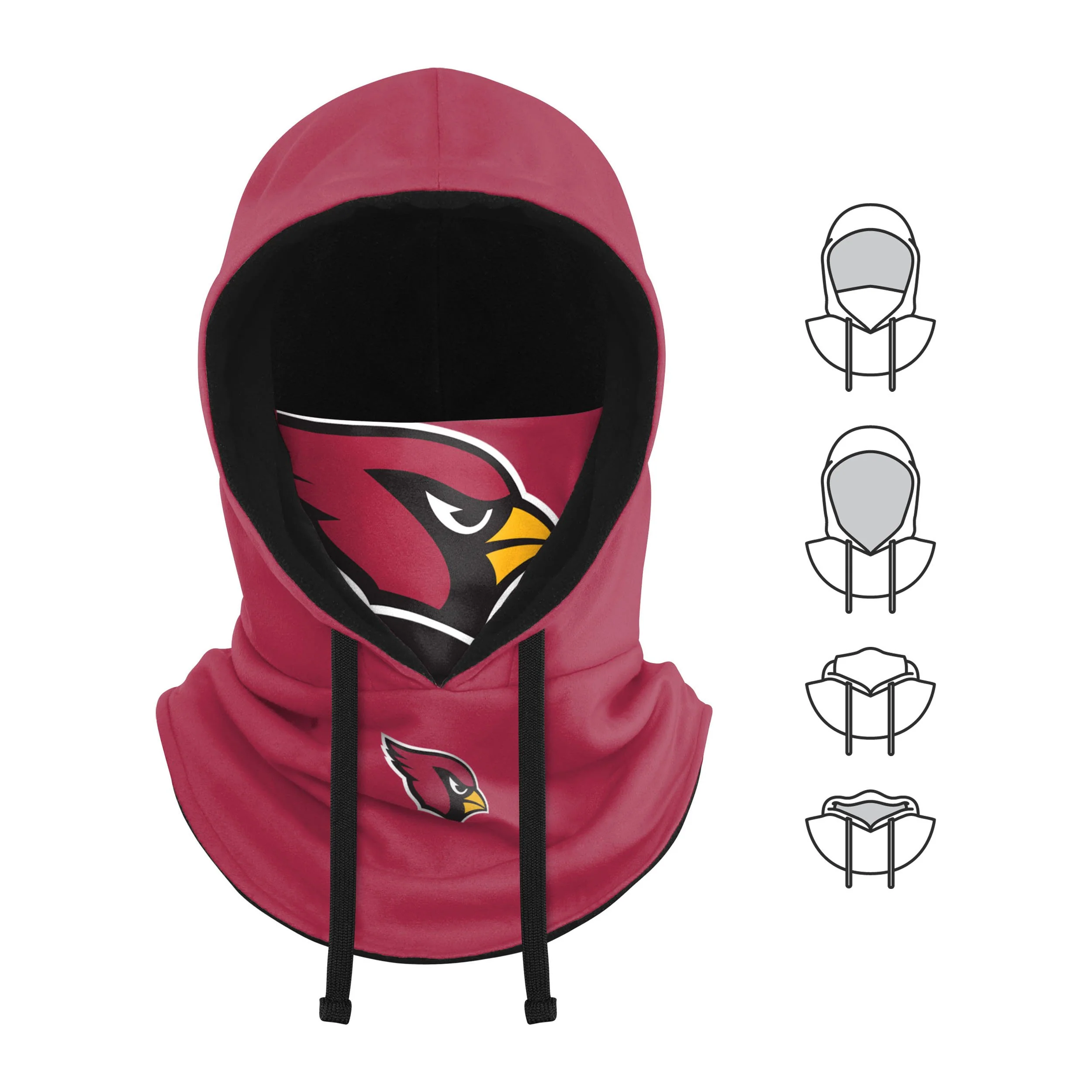 Arizona Cardinals NFL Drawstring Hooded Gaiter - Image 5
