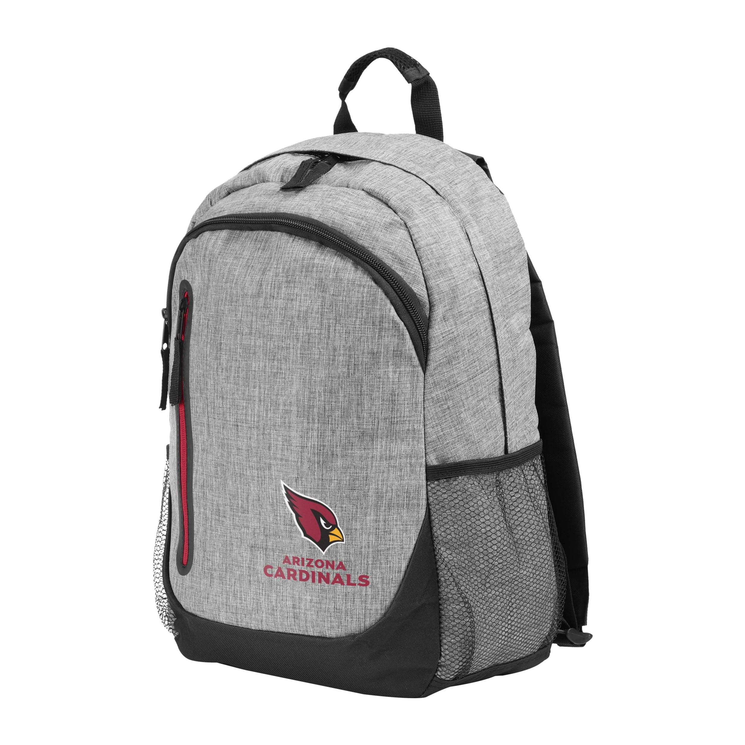 Arizona Cardinals NFL Heather Grey Bold Color Backpack - Image 2