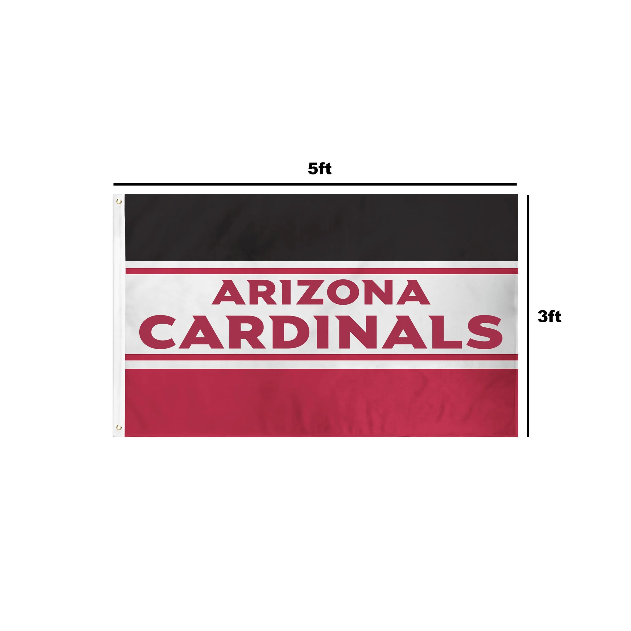 Arizona Cardinals NFL Horizontal Flag - Image 3