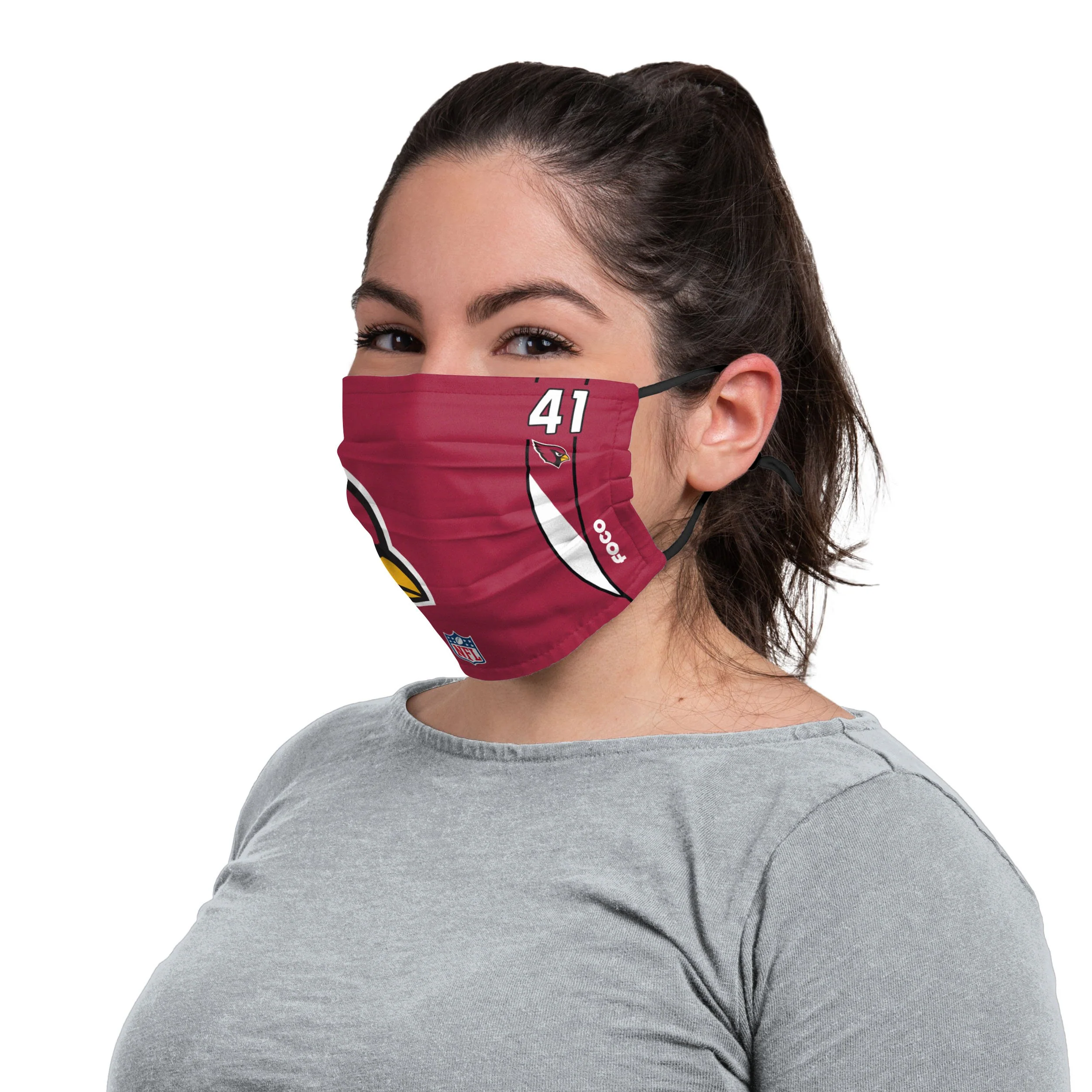 Arizona Cardinals NFL Kenyan Drake On-Field Sideline Logo Face Cover - Image 3