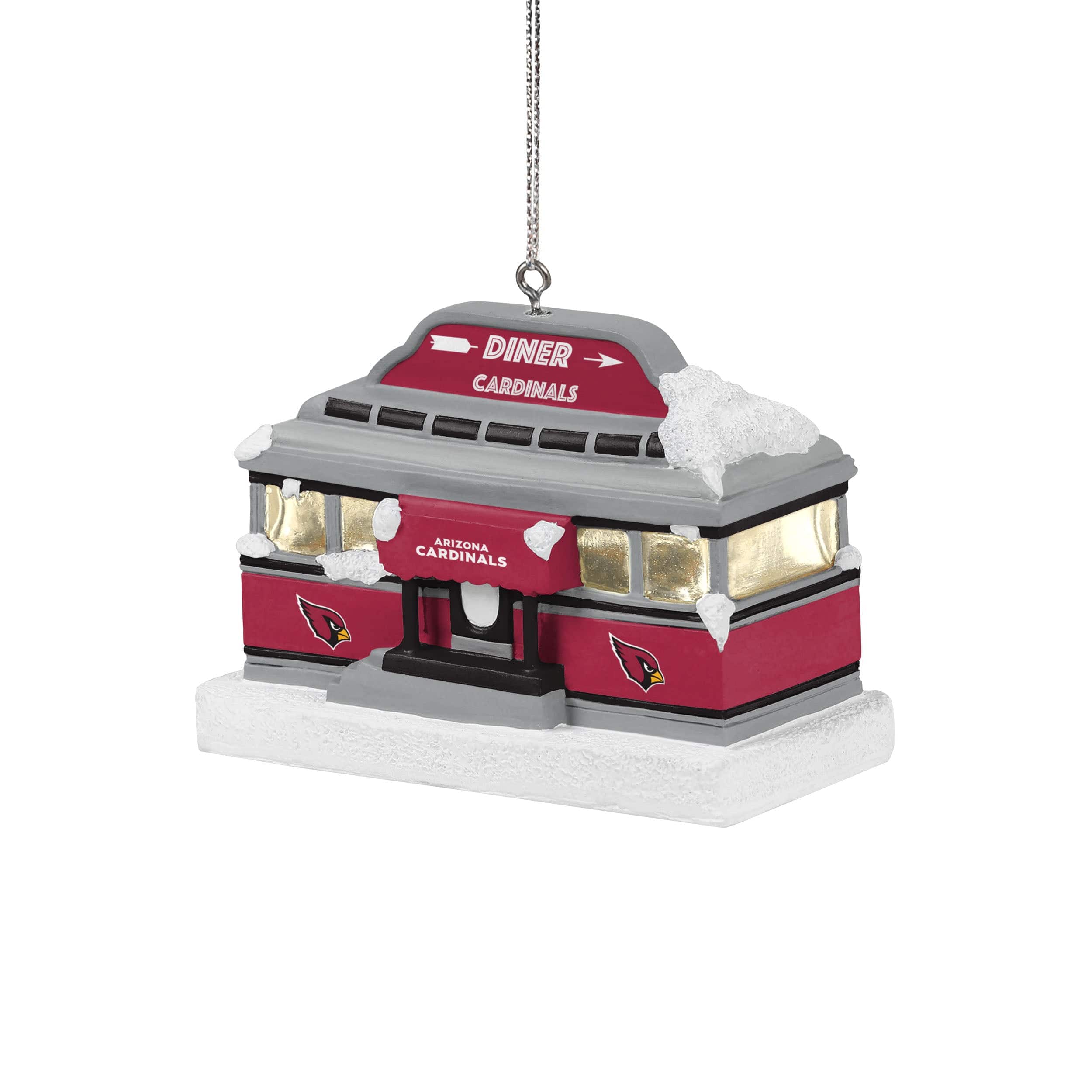 Arizona Cardinals NFL Light Up Diner Ornament - Image 2