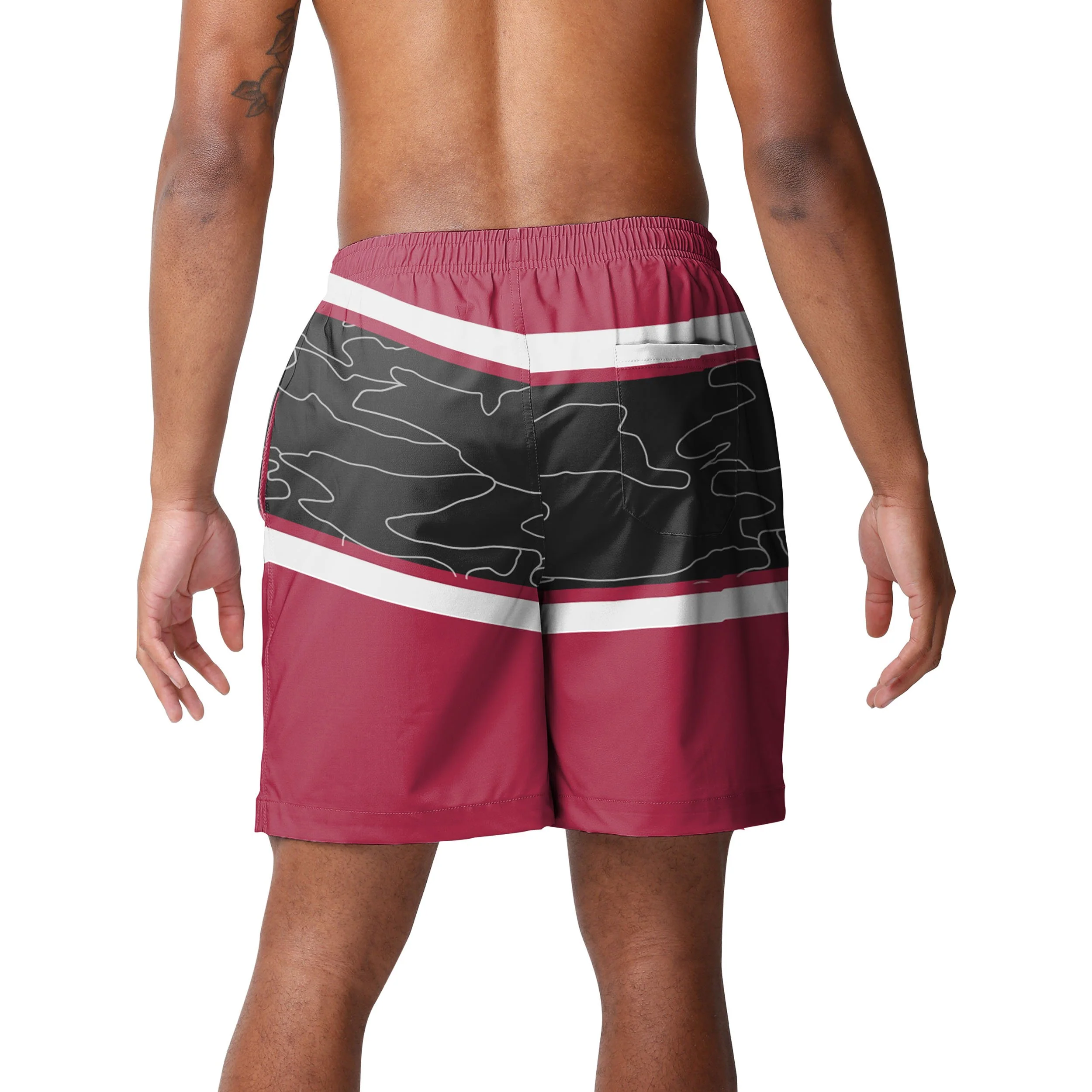 Arizona Cardinals NFL Mens Big Wordmark Swimming Trunks - Image 3