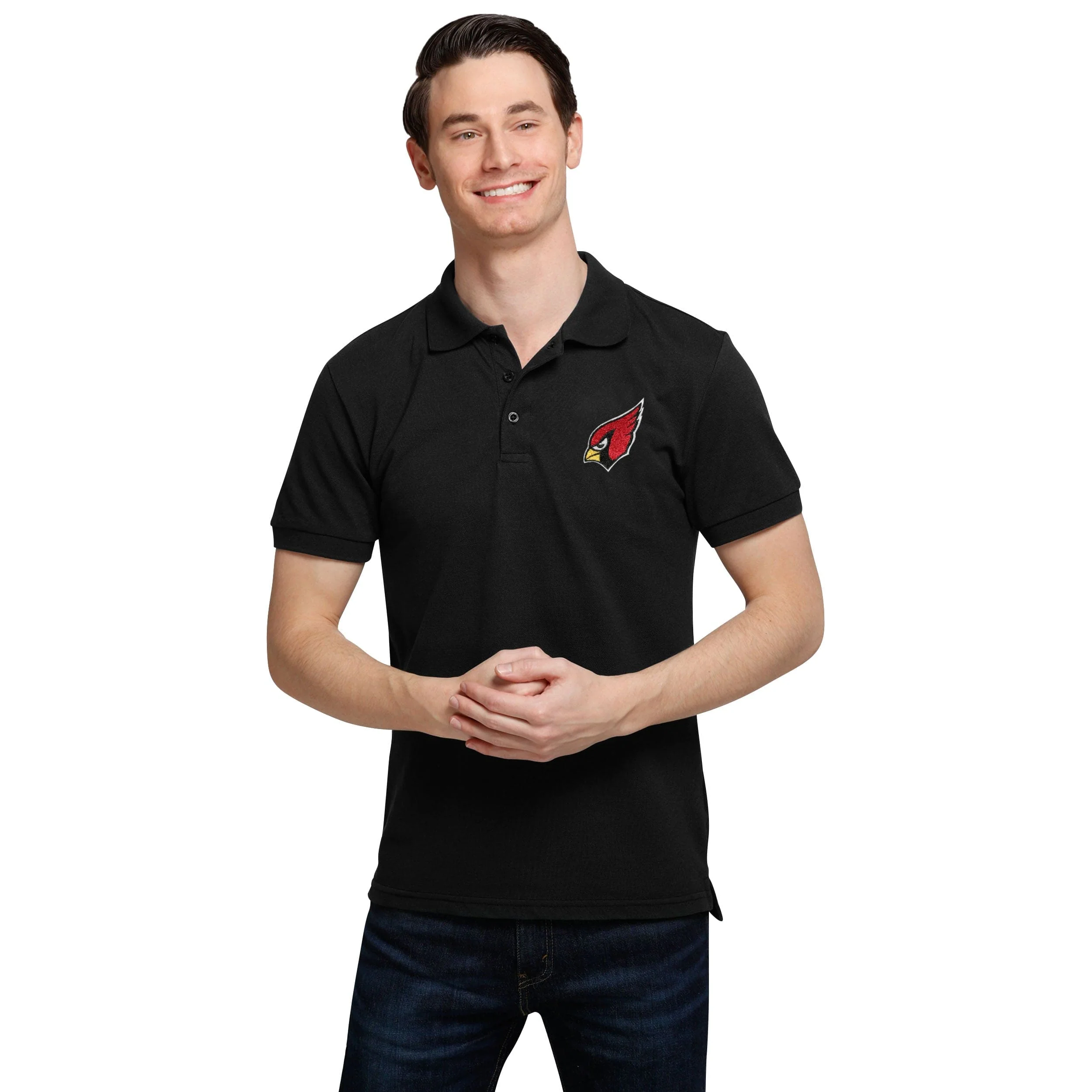 Arizona Cardinals NFL Mens Casual Color Polo - Image 3