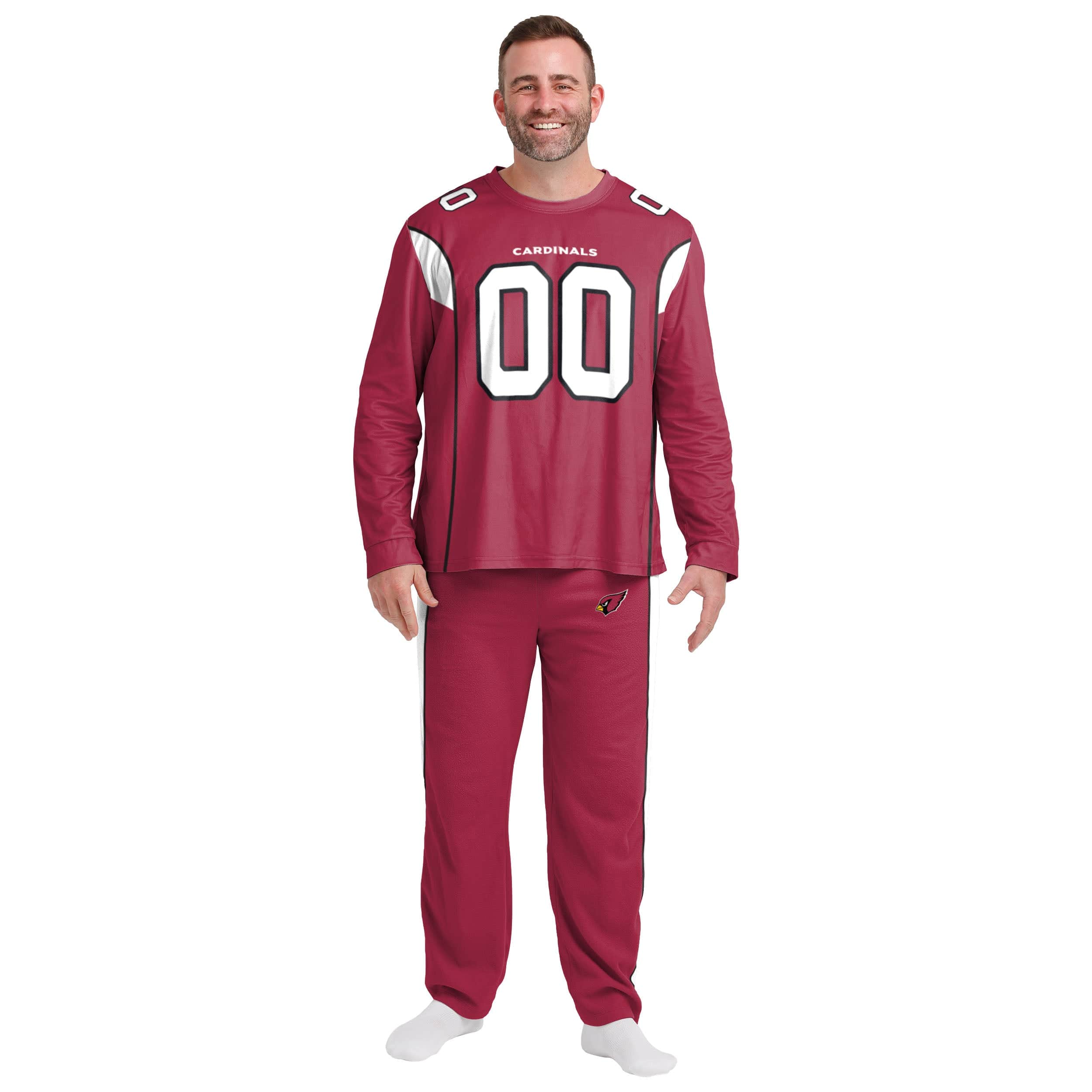 Arizona Cardinals NFL Mens Gameday Ready Lounge Shirt - Image 3