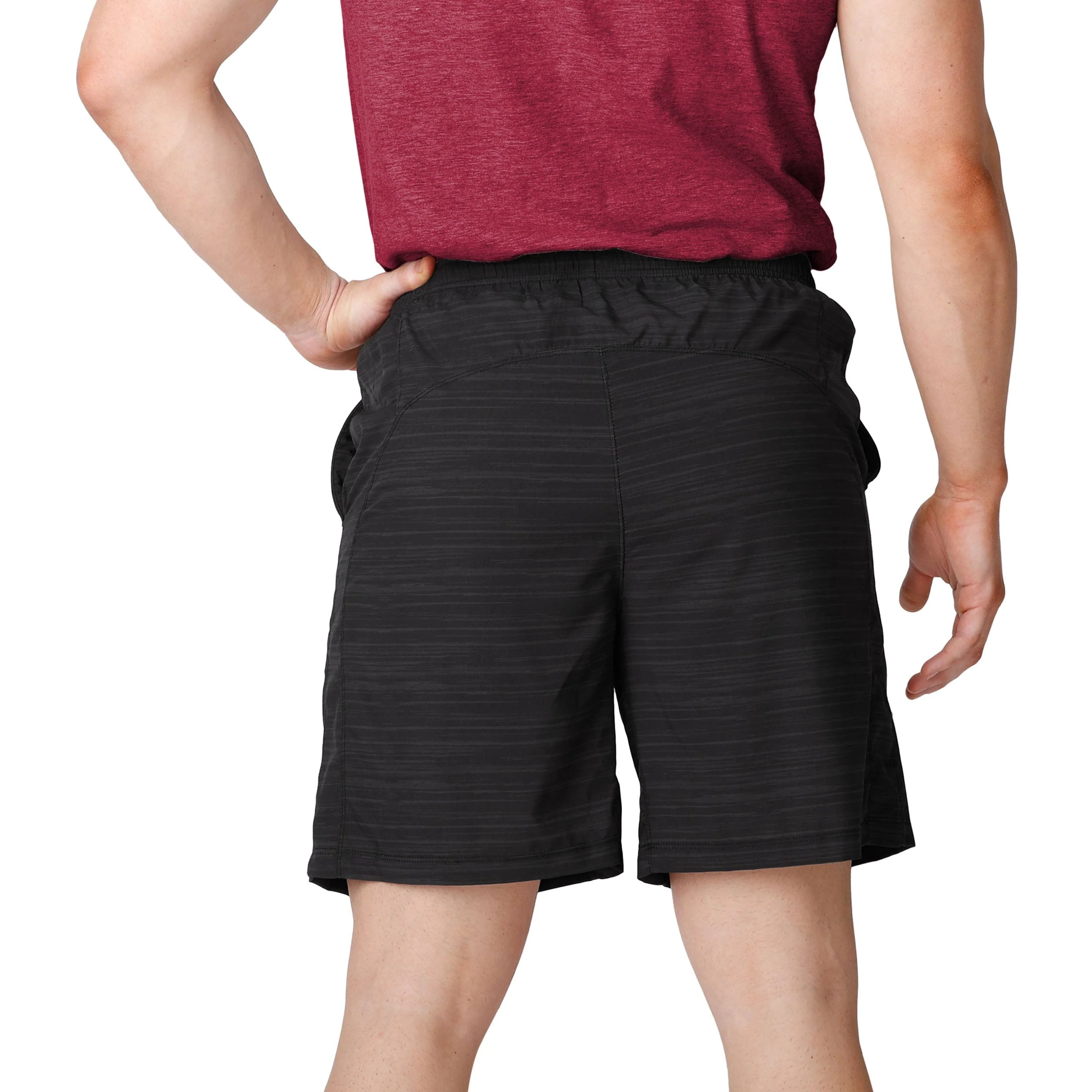 Arizona Cardinals NFL Mens Heathered Black Woven Liner Shorts - Image 3