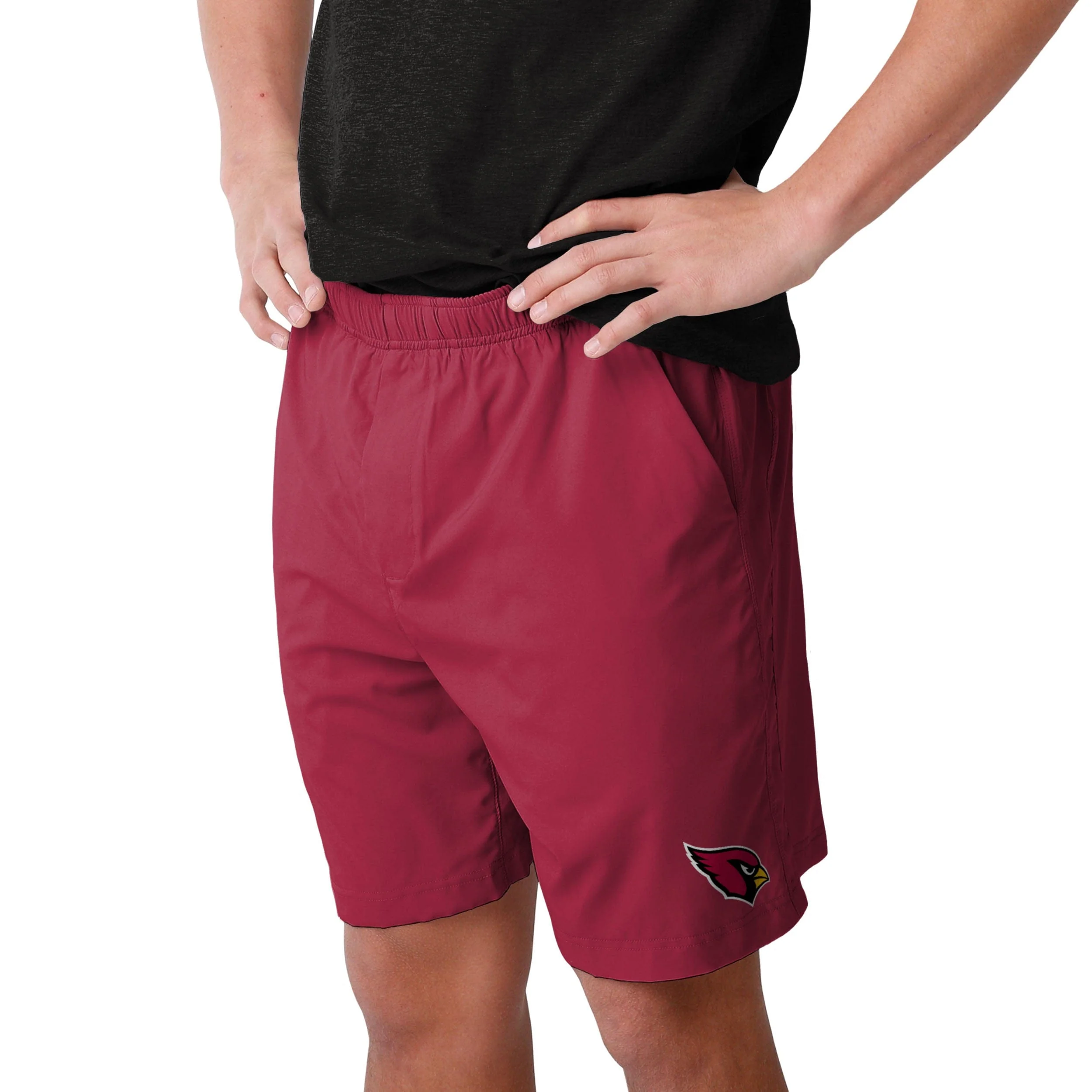 Arizona Cardinals NFL Mens Solid Woven Shorts - Image 2