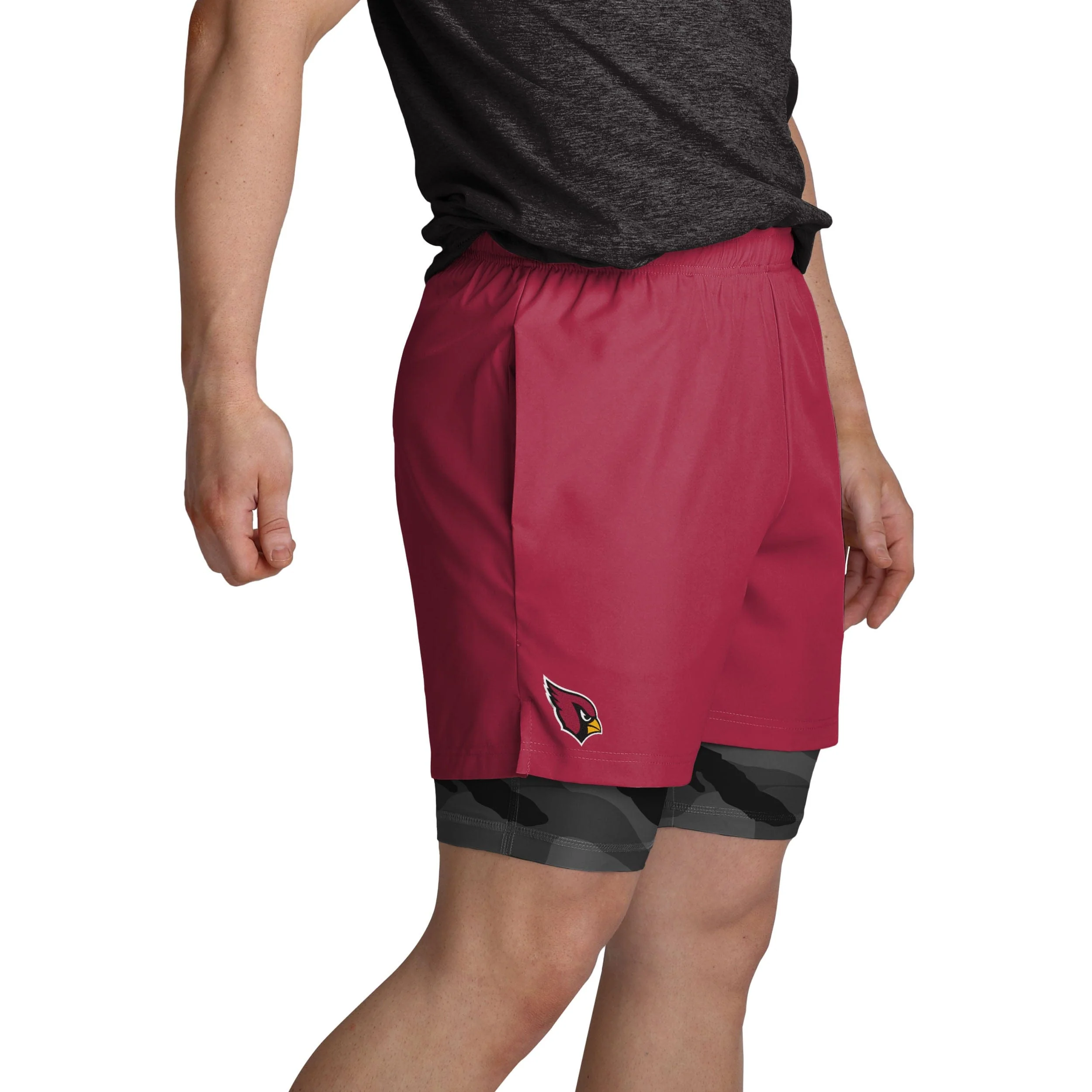 Arizona Cardinals NFL Mens Team Color Camo Liner Shorts - Image 2