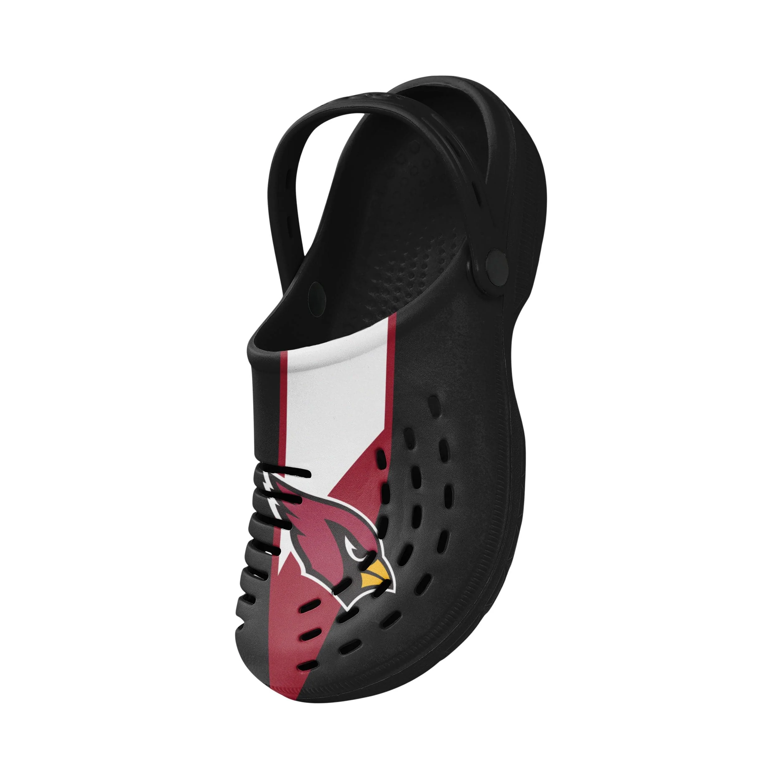 Arizona Cardinals NFL Mens Team Stripe Clog With Strap - Image 3