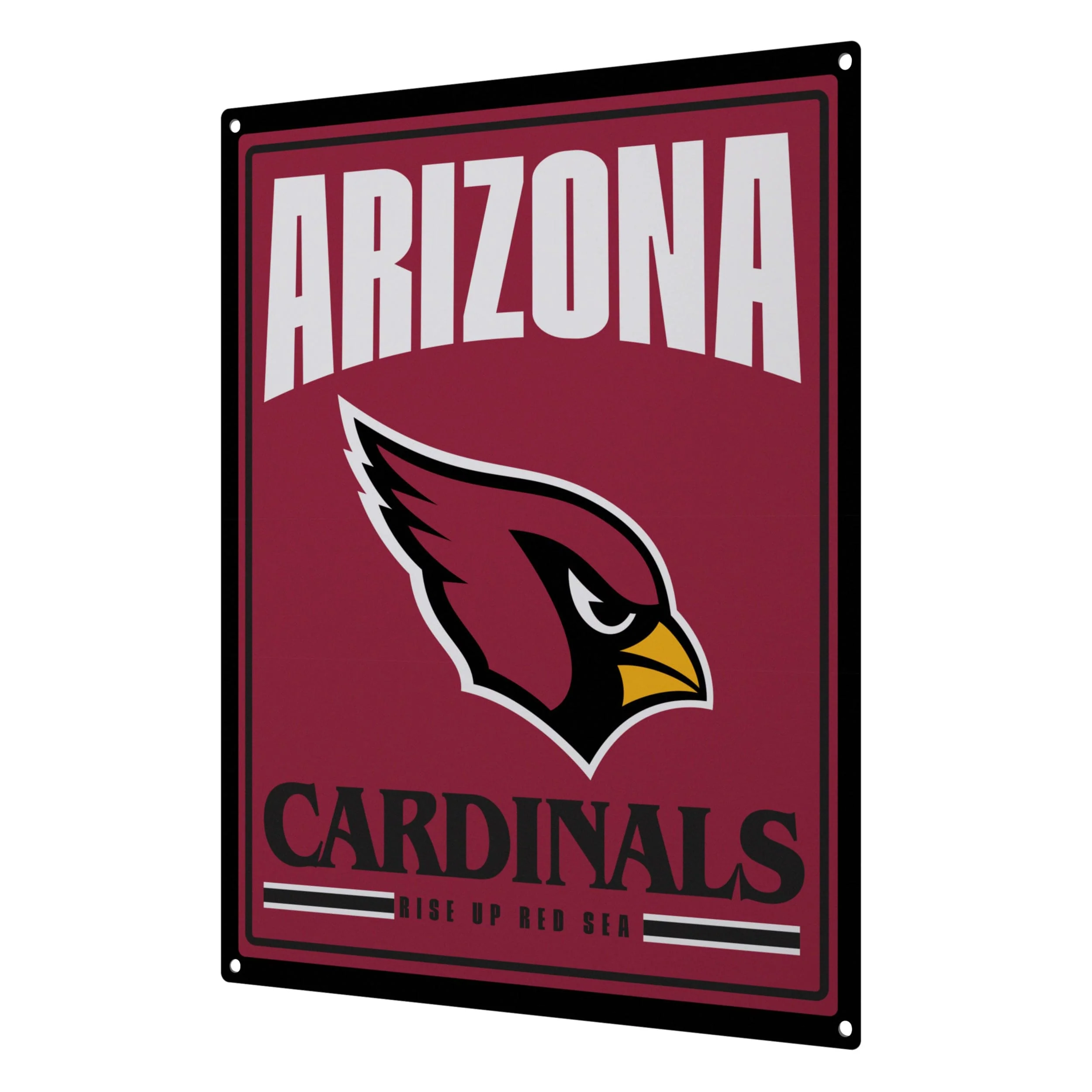 Arizona Cardinals NFL Metal Tacker Wall Sign - Image 2
