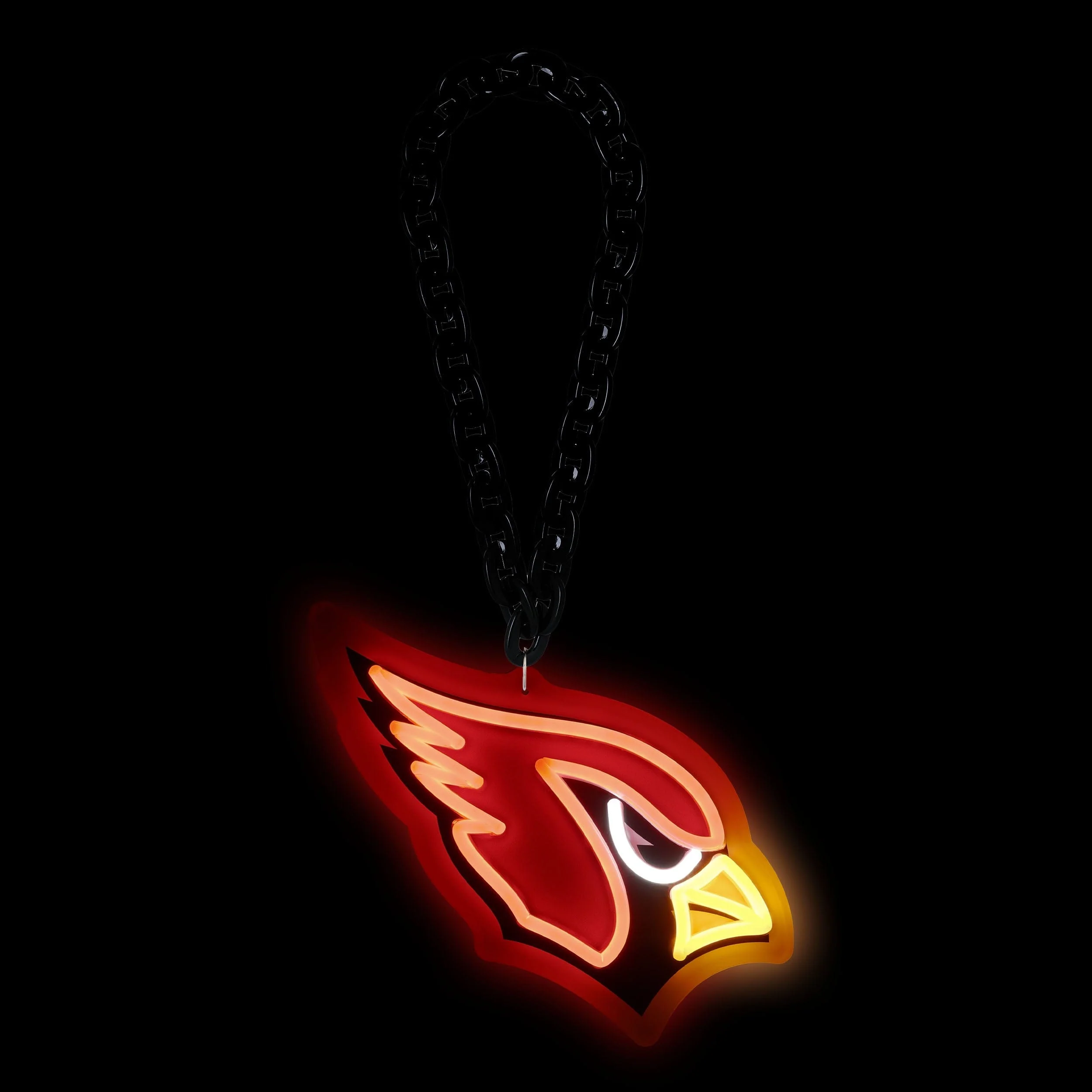 Arizona Cardinals NFL Neon Light Up Big Logo Chain - Image 2