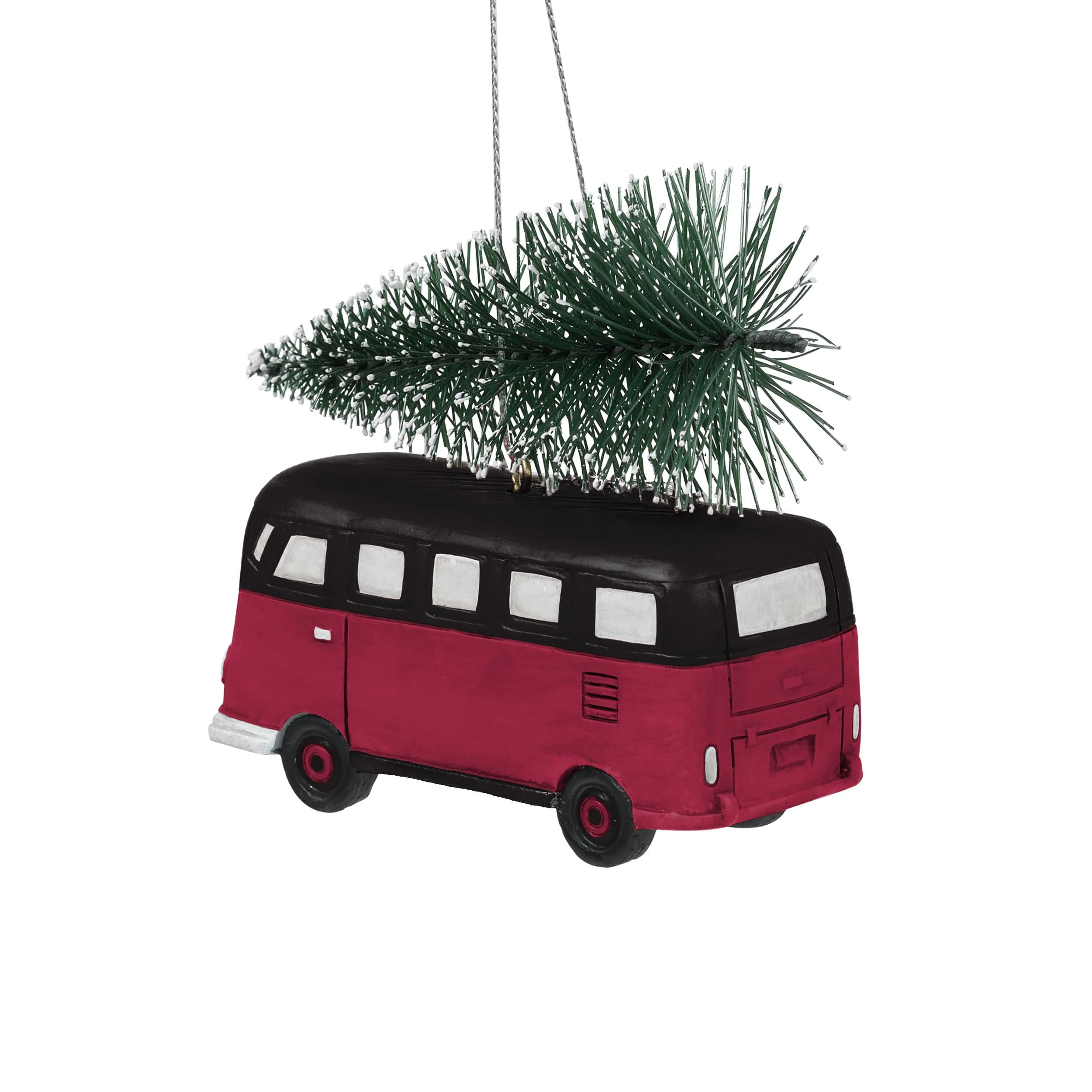 Arizona Cardinals NFL Retro Bus With Tree Ornament - Image 3