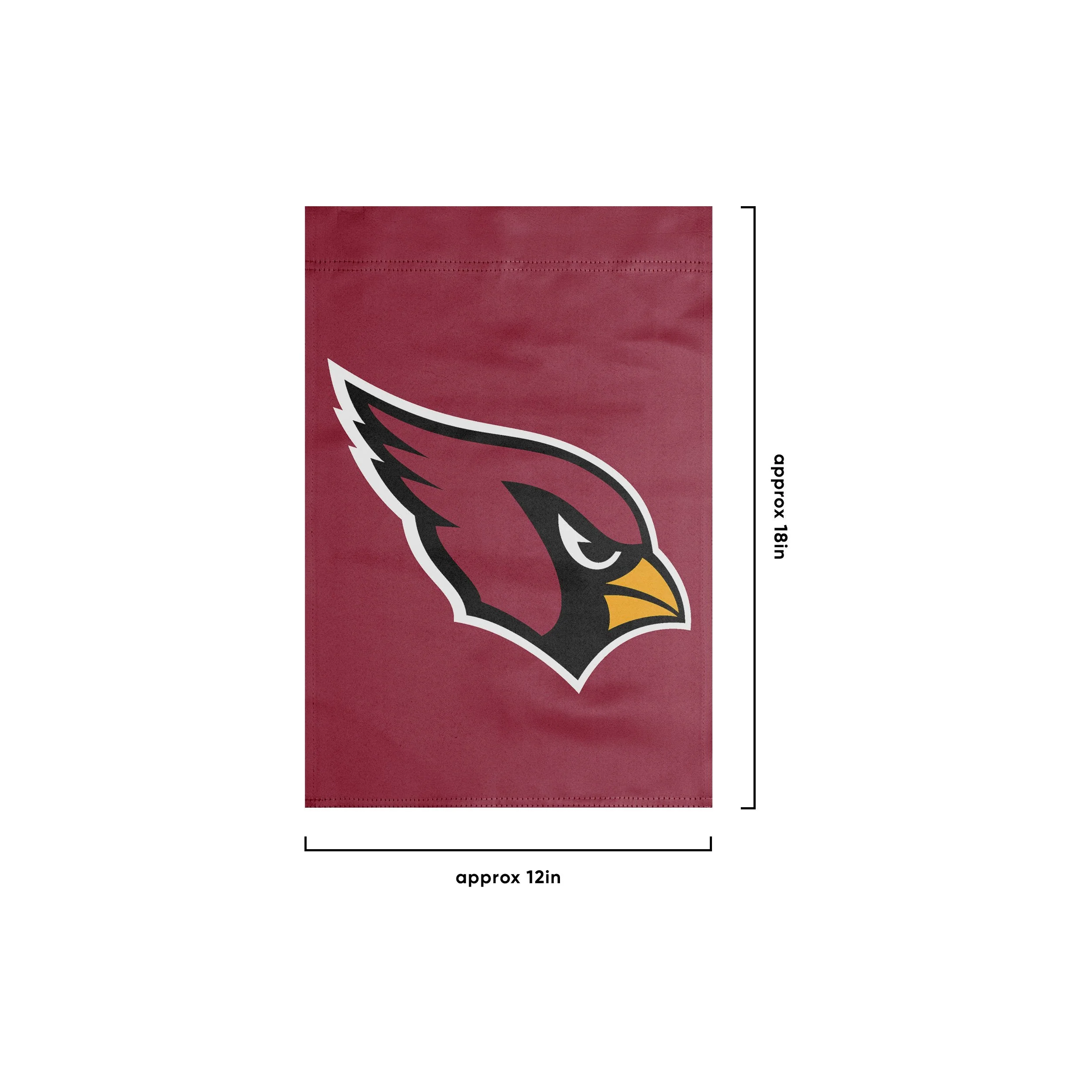 Arizona Cardinals NFL Solid Garden Flag - Image 3