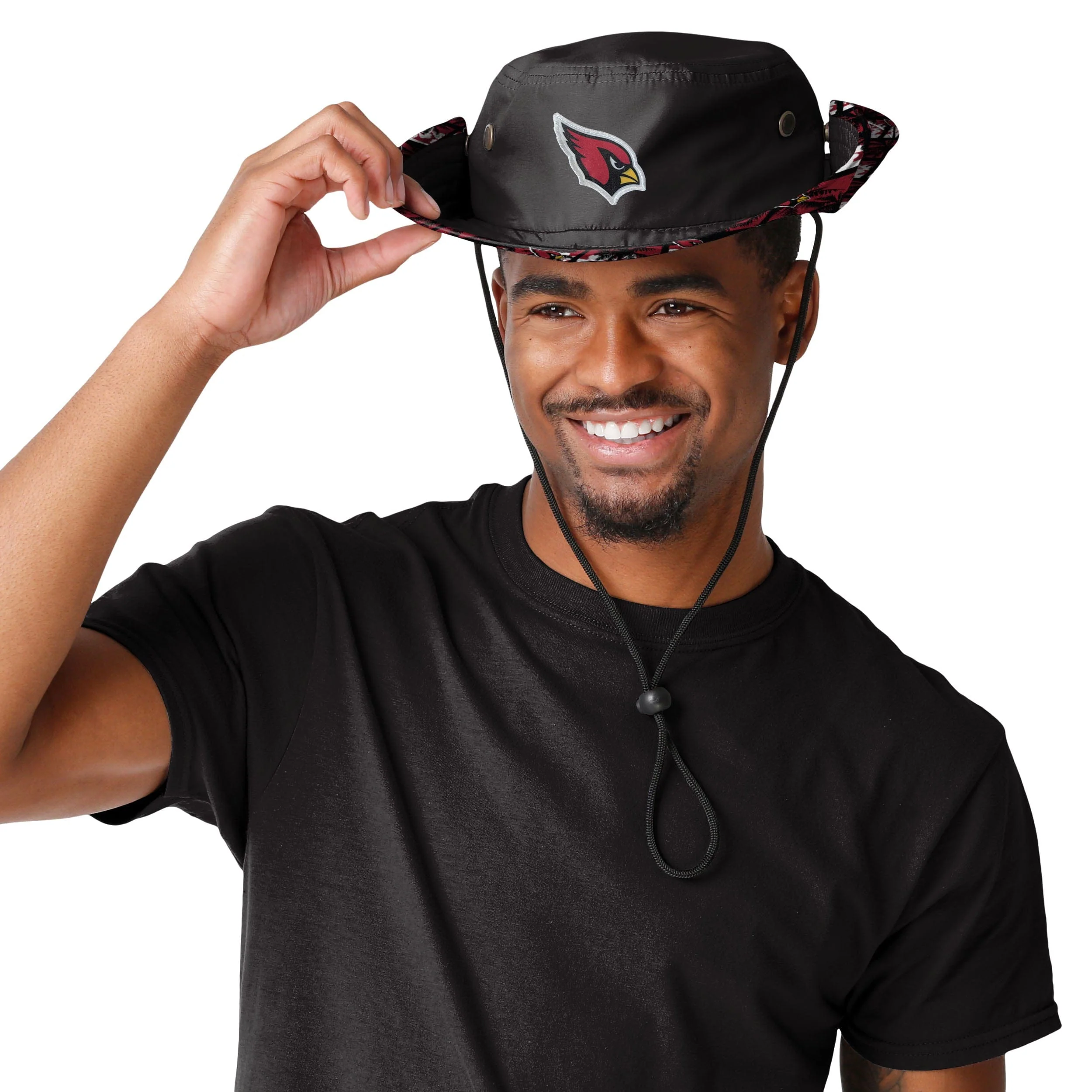 Arizona Cardinals NFL Solid Hybrid Boonie Hat - Image 3