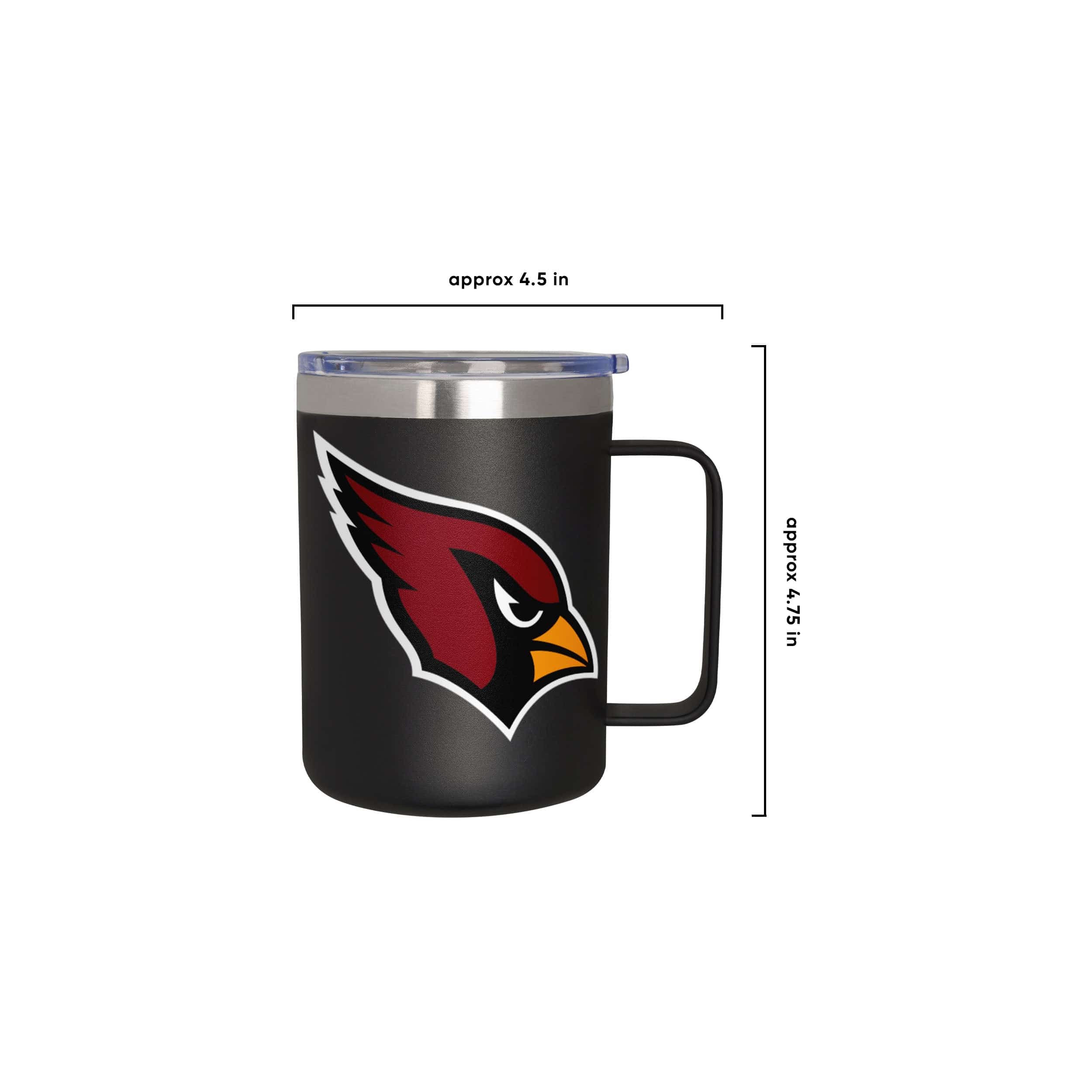 Arizona Cardinals NFL Team Color Insulated Stainless Steel Mug - Image 5