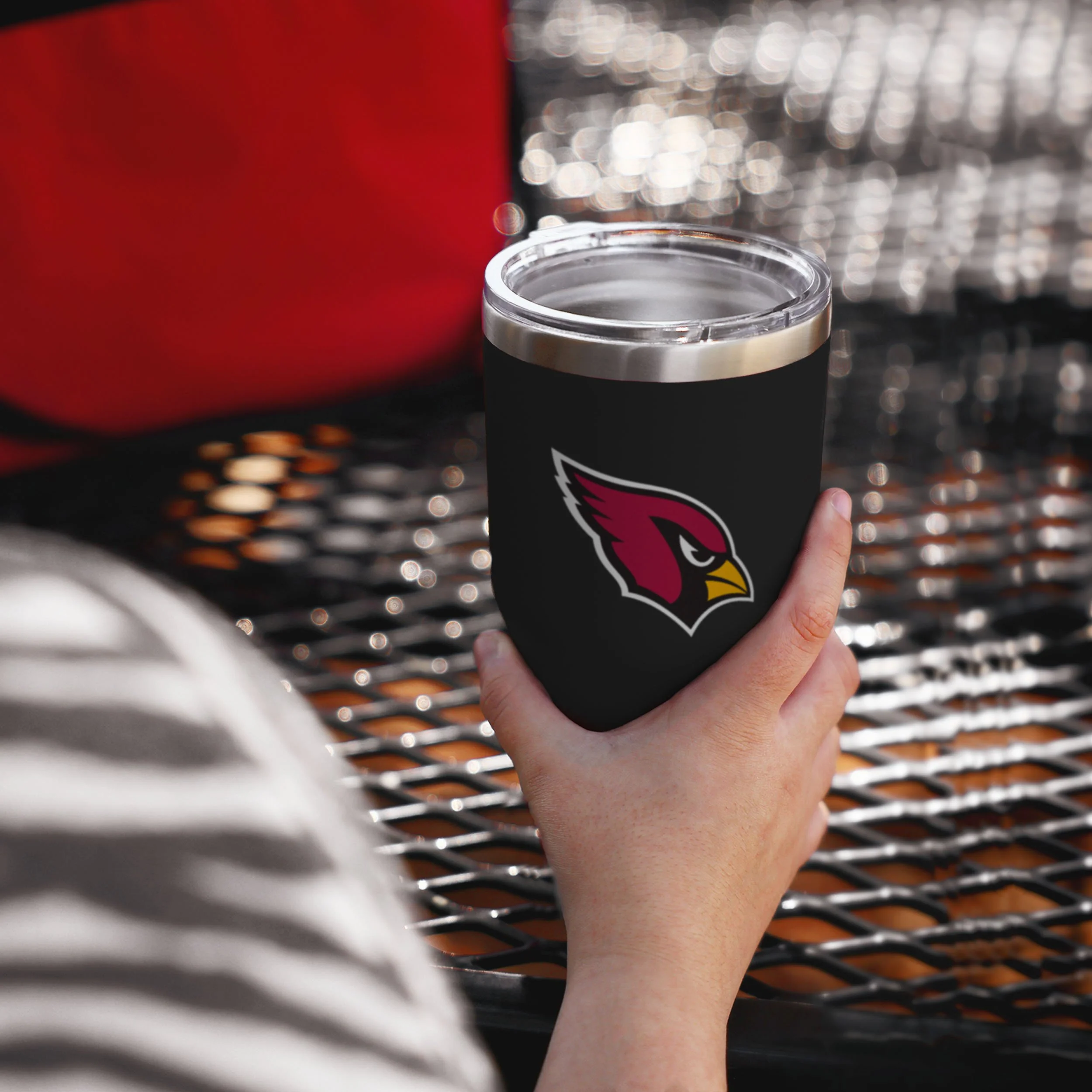 Arizona Cardinals NFL Team Logo 30 oz Tumbler - Image 2