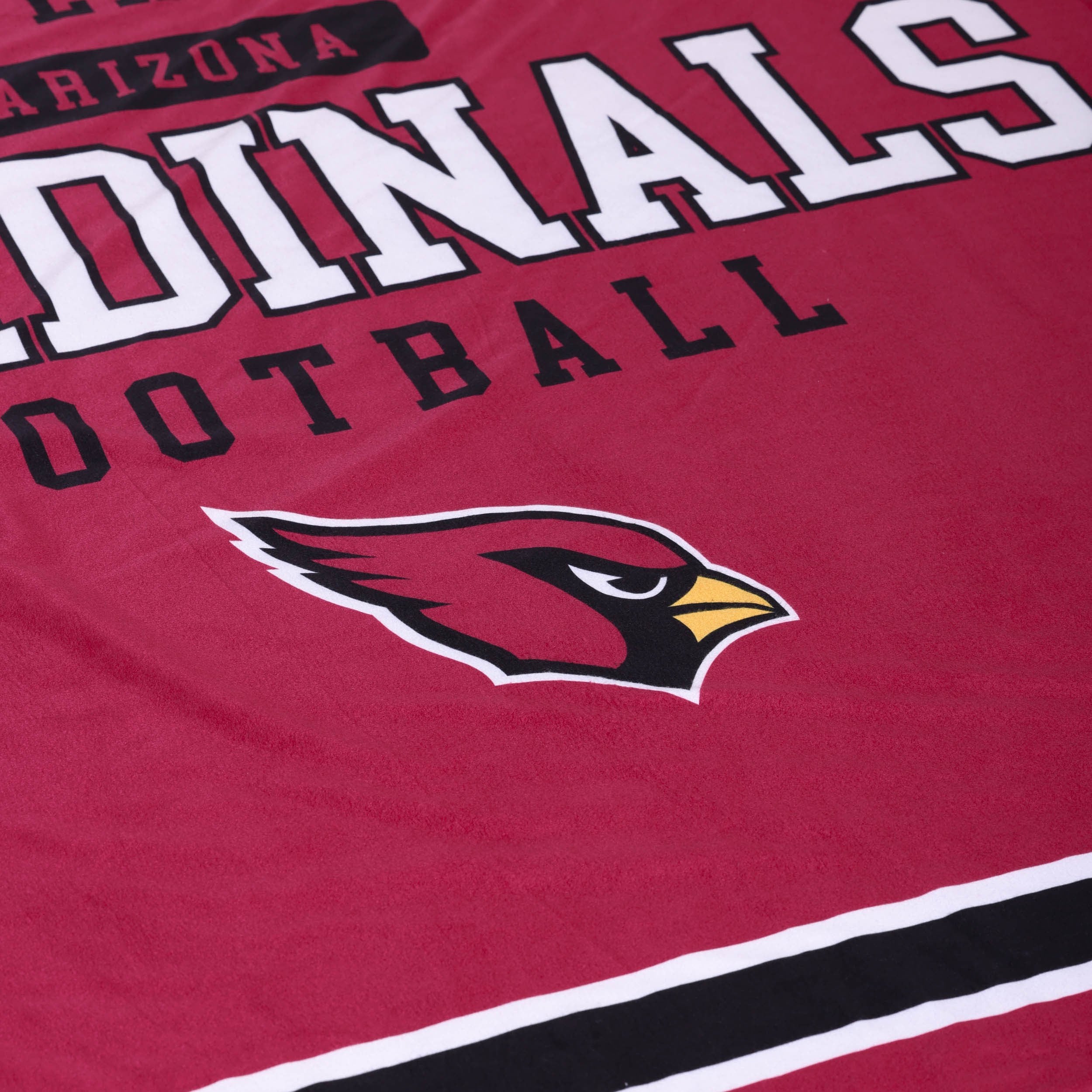 Arizona Cardinals NFL Team Property Sherpa Plush Throw Blanket - Image 5