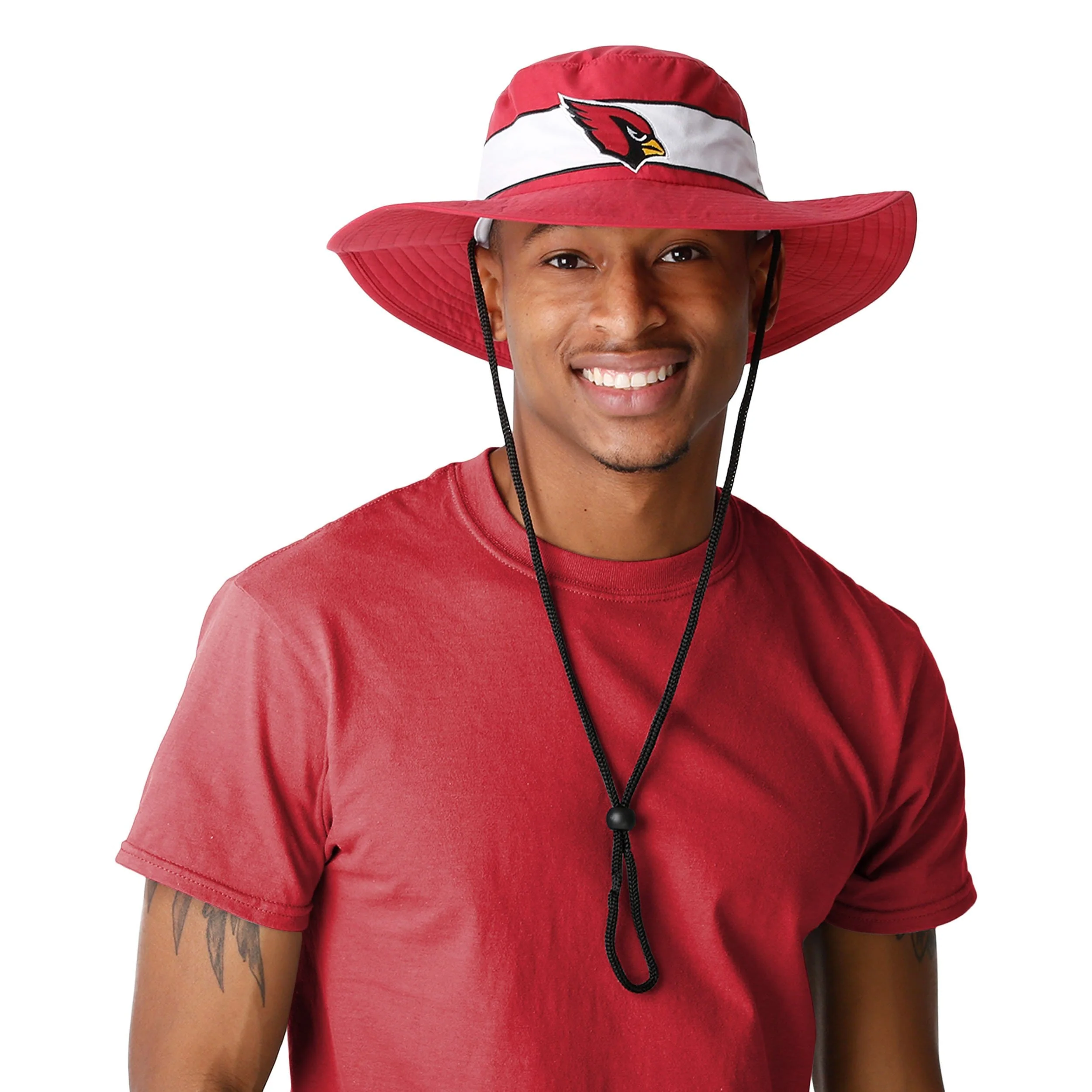 Arizona Cardinals NFL Team Stripe Boonie Hat - Image 5