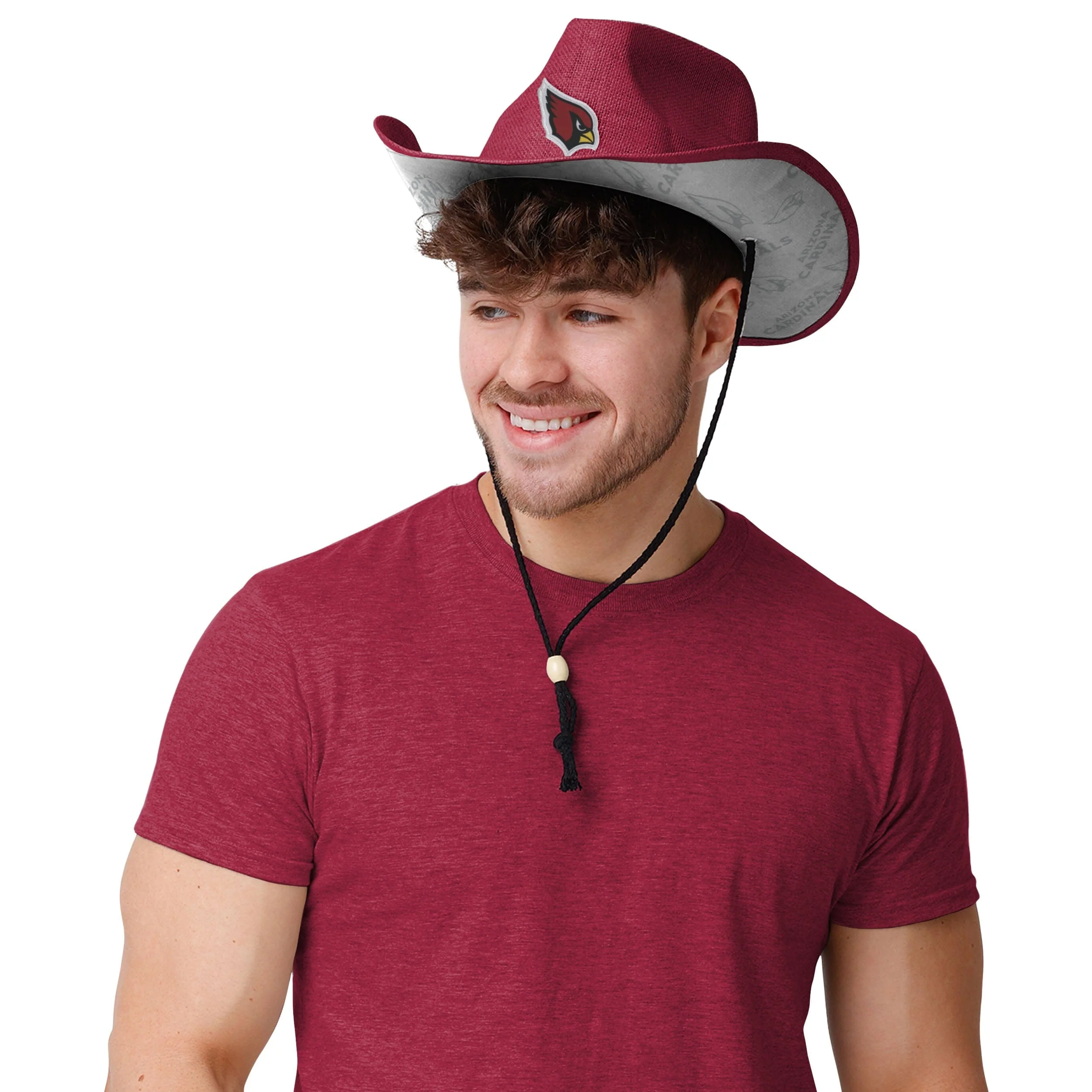 Arizona Cardinals NFL Team Stripe Cowboy Hat - Image 5