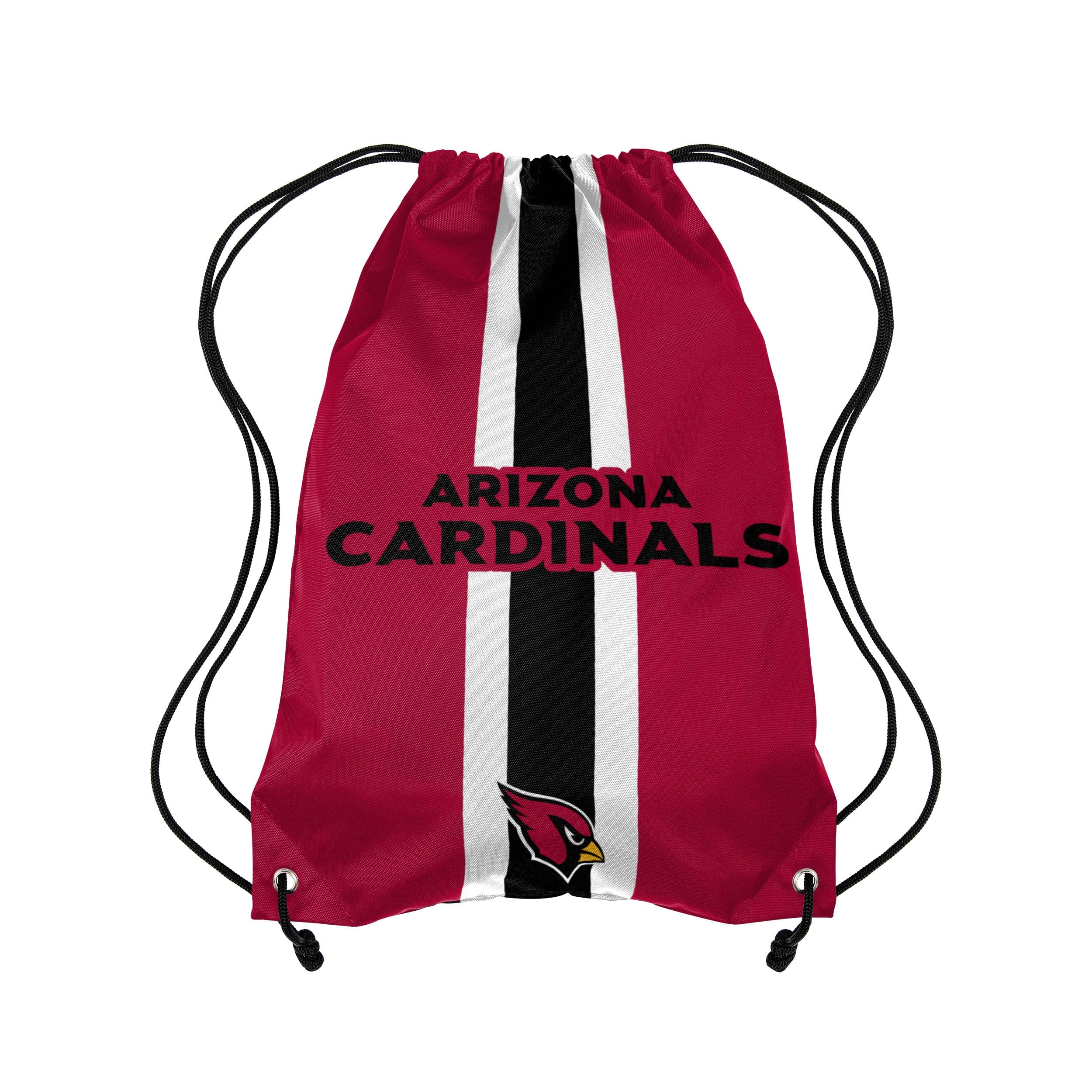 Arizona Cardinals NFL Team Stripe Wordmark Drawstring Backpack