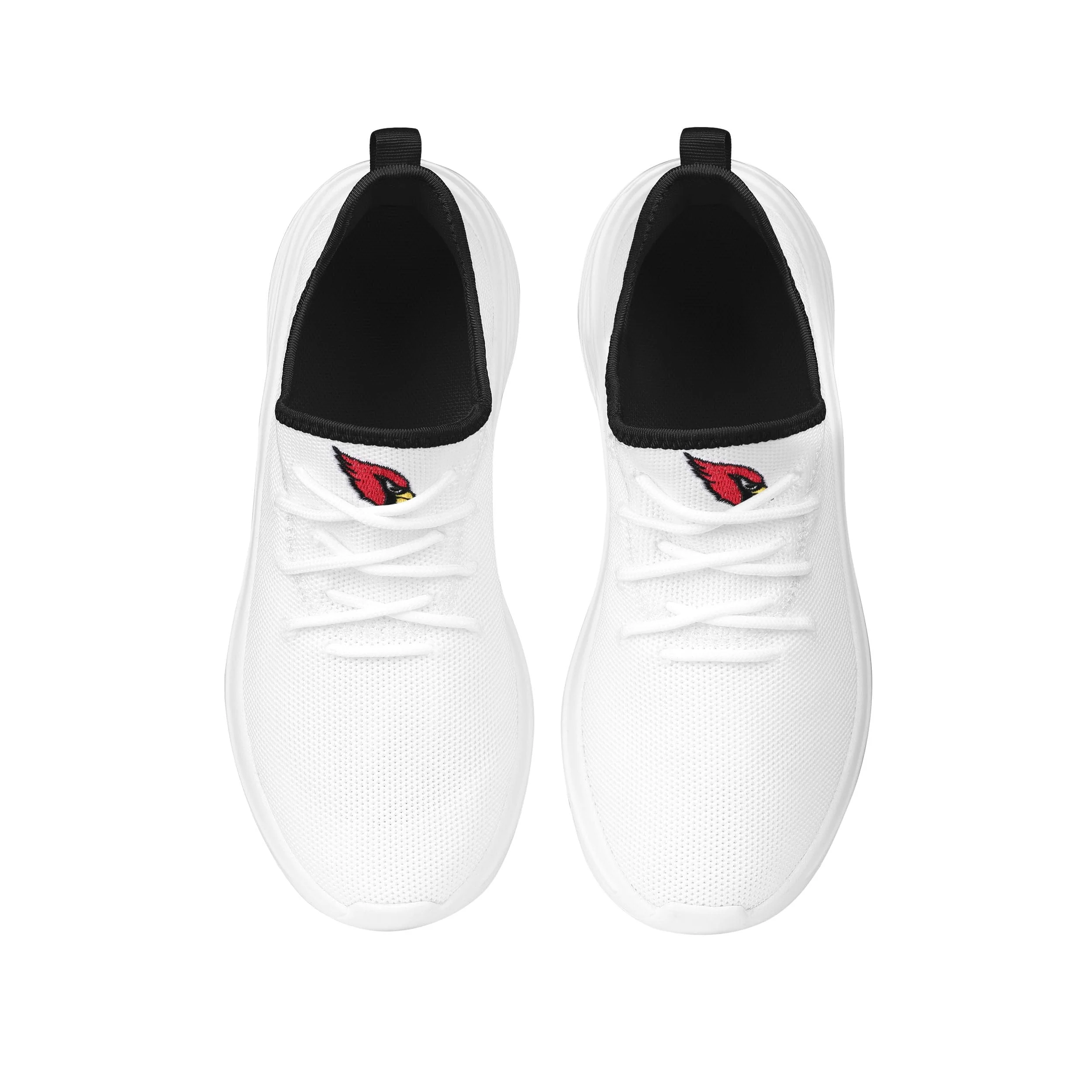 Arizona Cardinals NFL Womens Midsole White Sneakers - Image 4
