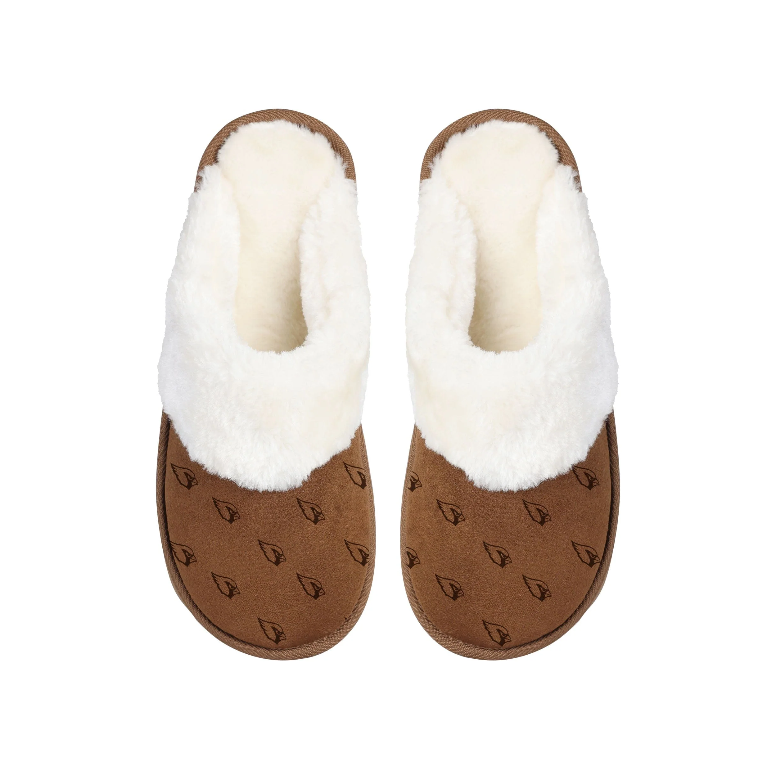 Arizona Cardinals NFL Womens Repeat Logo Moccasin Slippers - Image 3