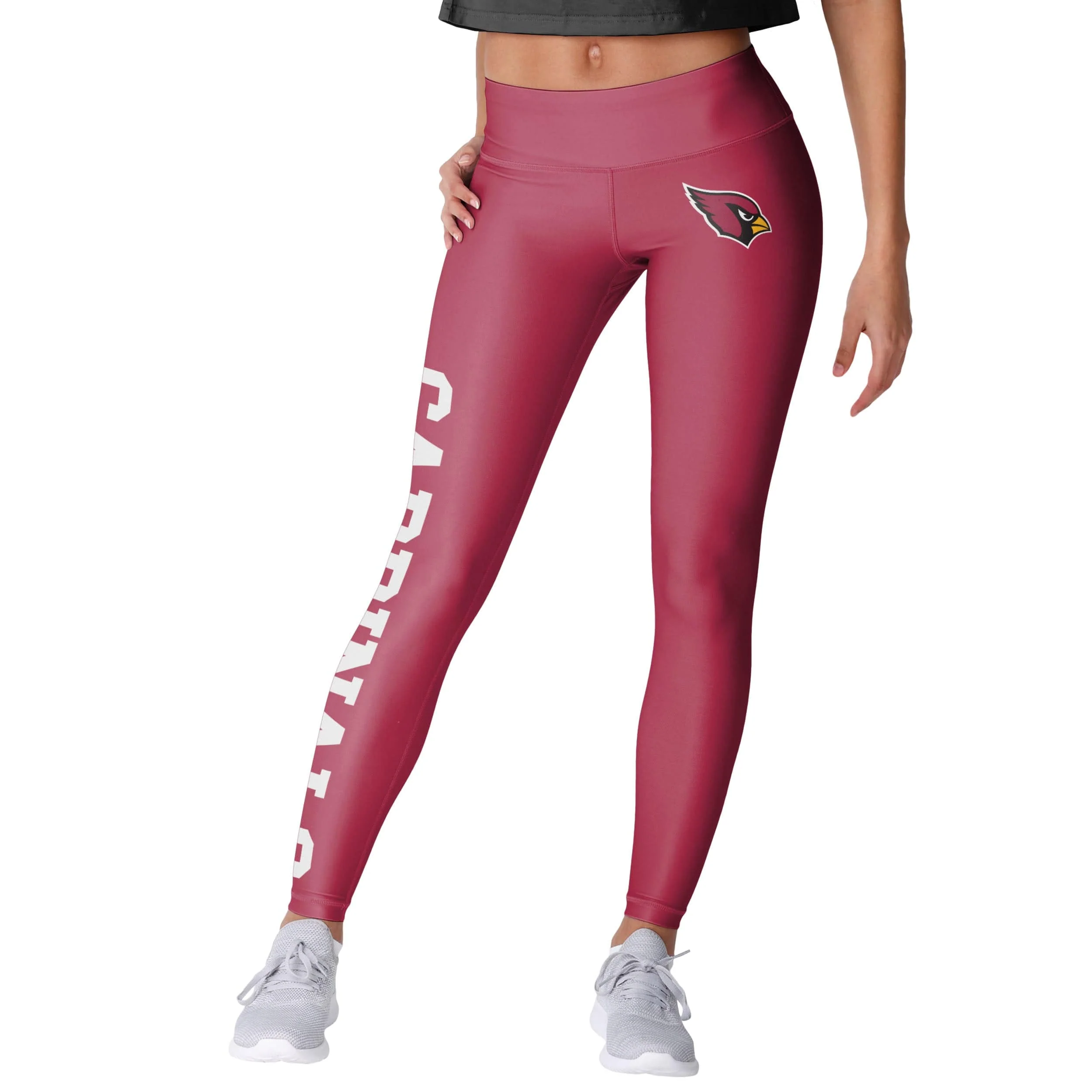Arizona Cardinals NFL Womens Solid Big Wordmark Leggings