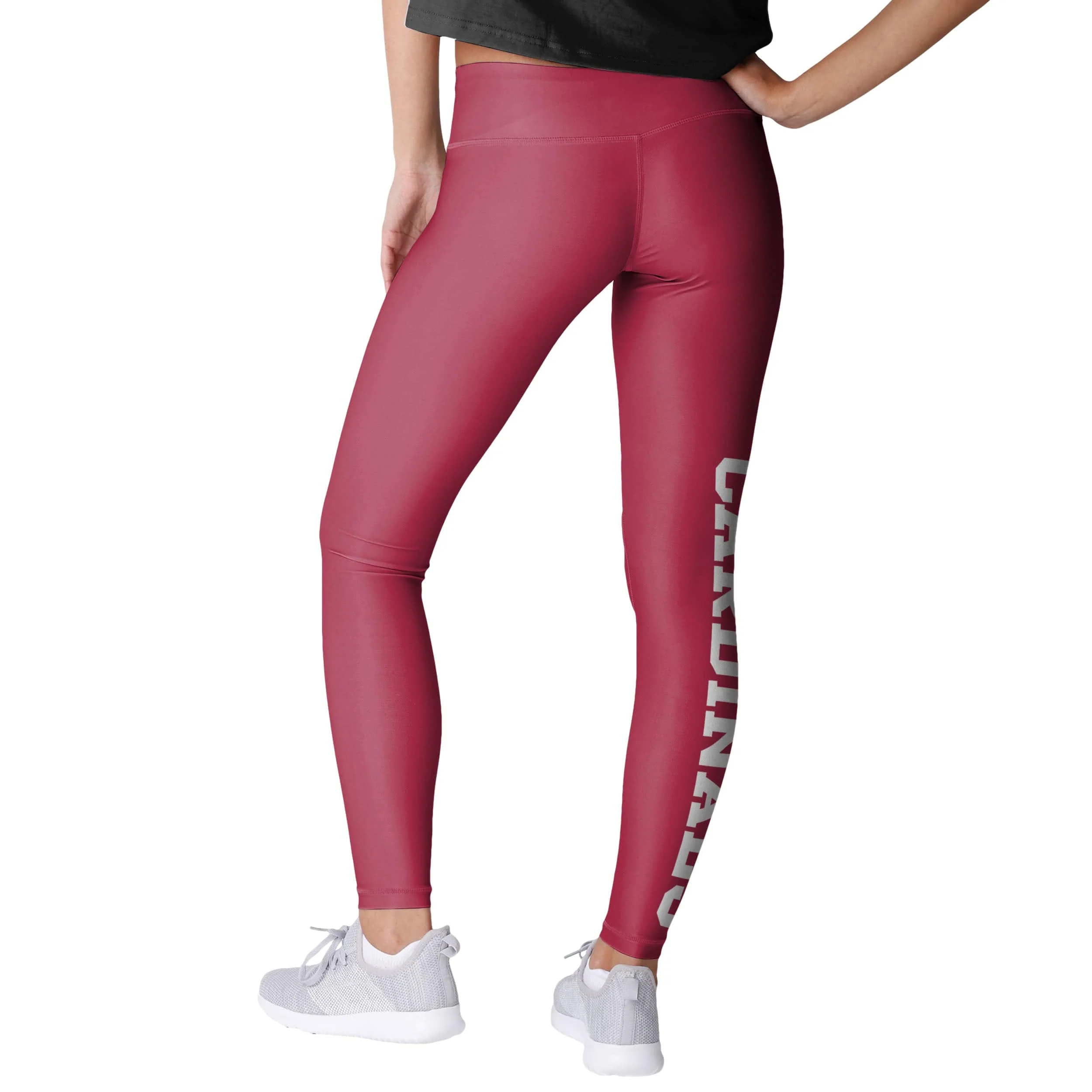 Arizona Cardinals NFL Womens Solid Big Wordmark Leggings - Image 2