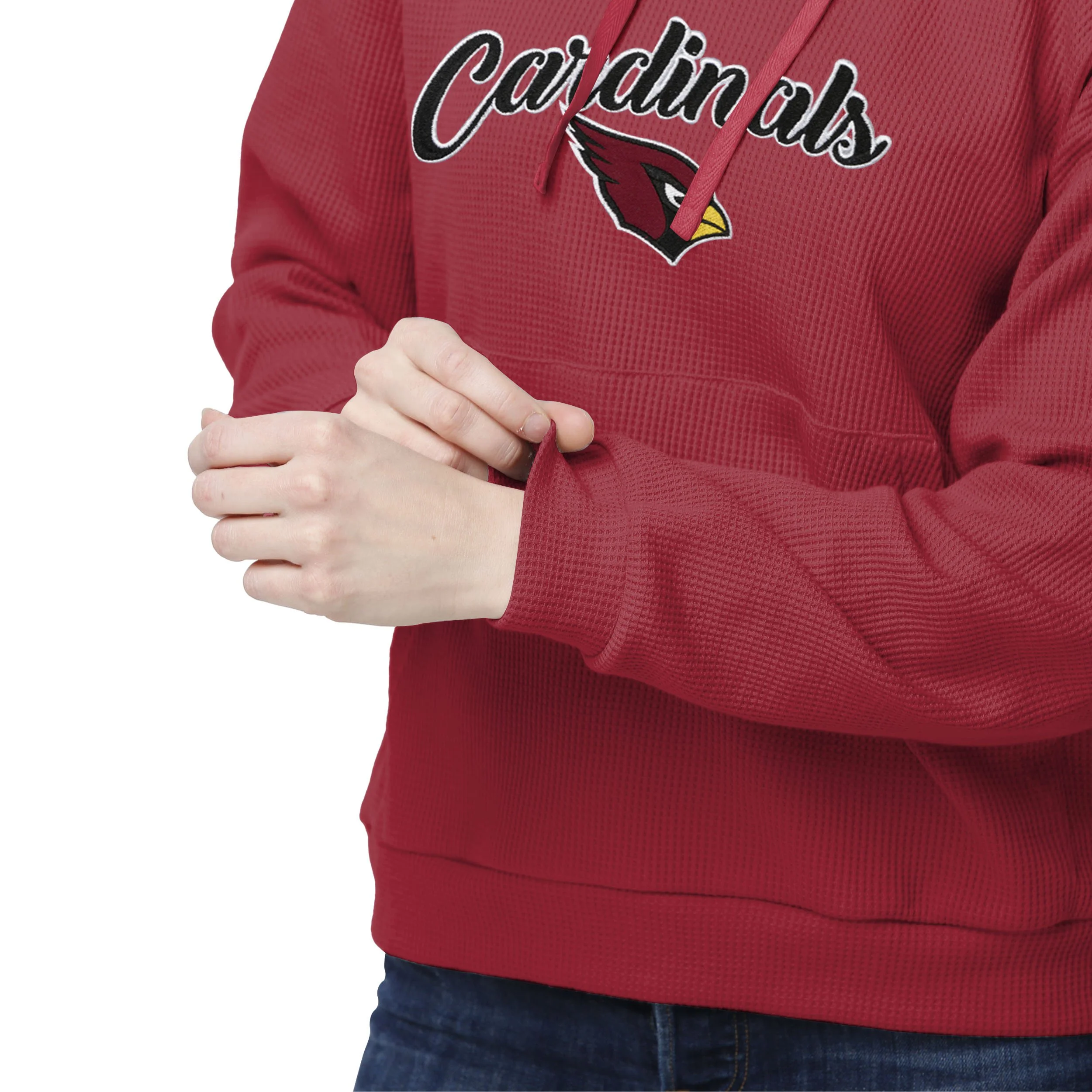 Arizona Cardinals NFL Womens Waffle Lounge Sweater - Image 3