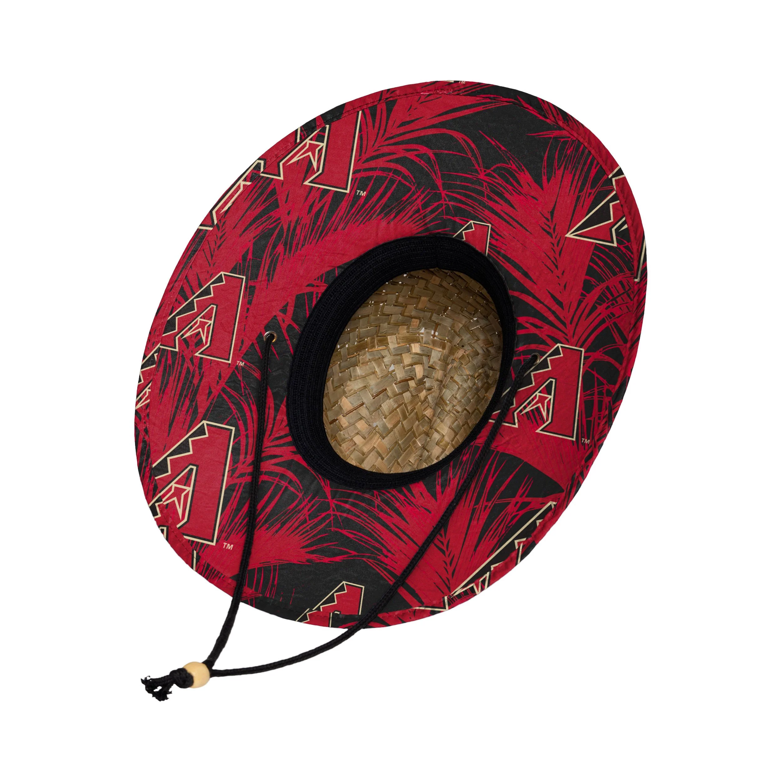 Arizona Diamondbacks MLB Floral Straw Hat - Image 2
