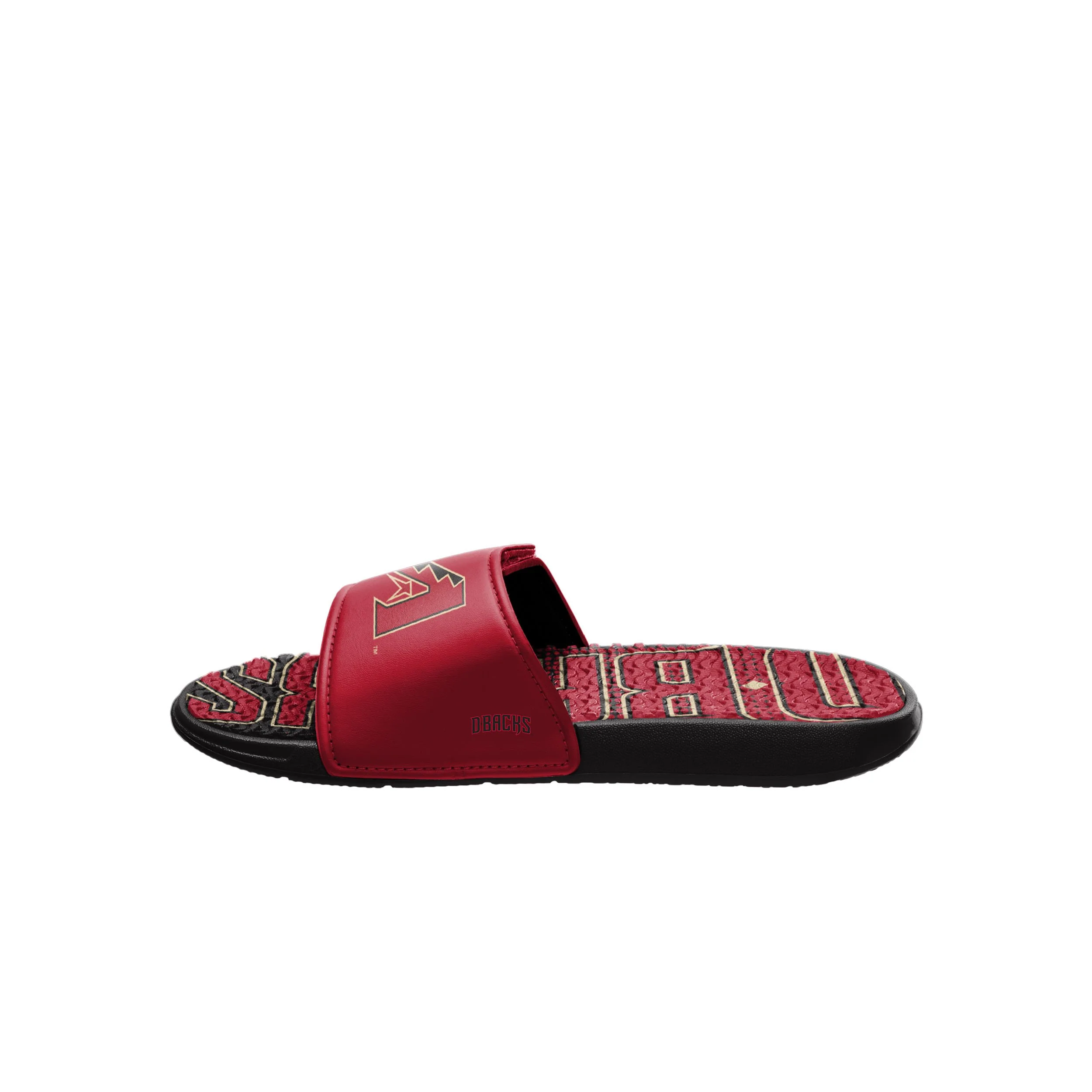 Arizona Diamondbacks MLB Mens Gradient Wordmark Gel Slide - Image 4