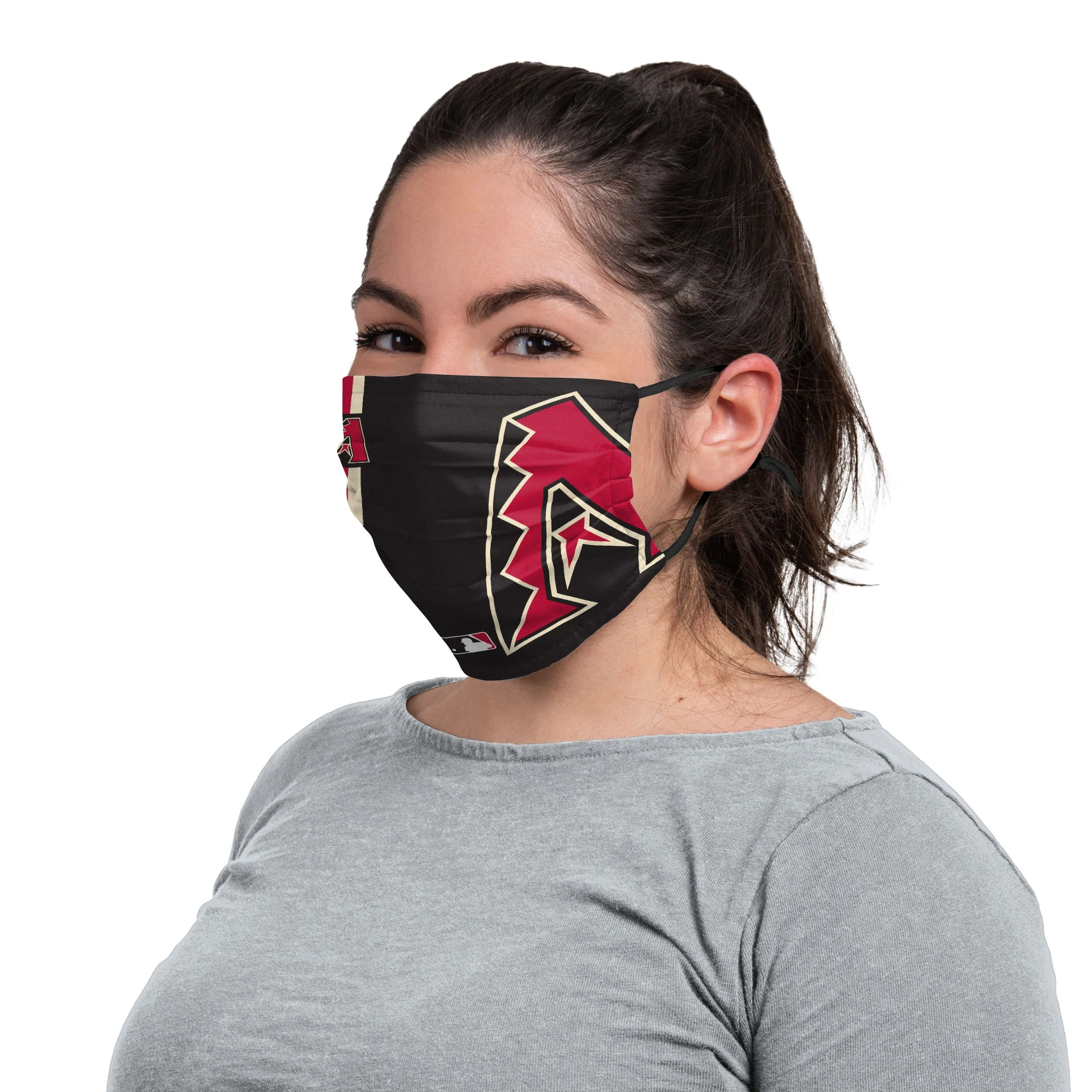 Arizona Diamondbacks MLB On-Field Adjustable Black Face Cover - Image 3