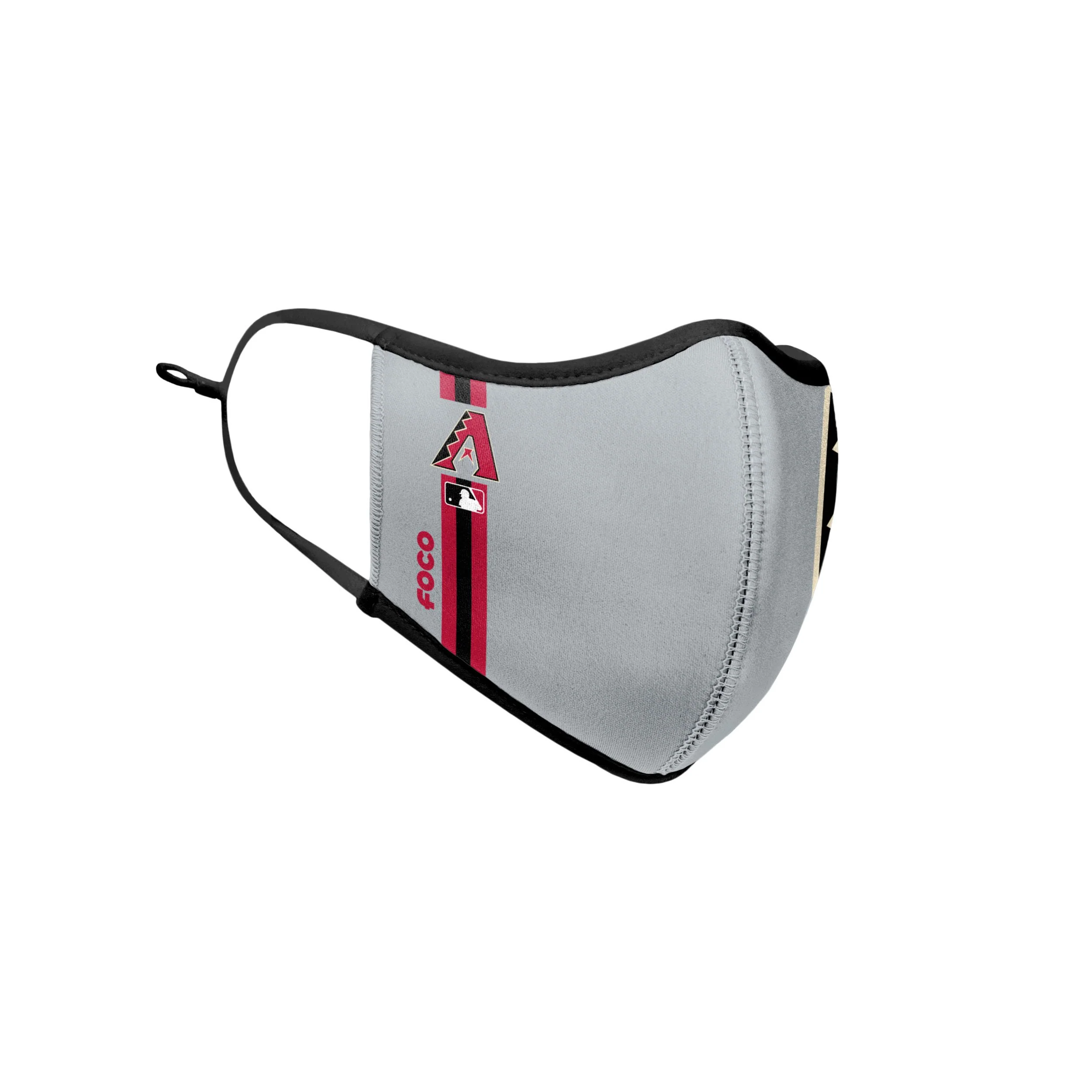 Arizona Diamondbacks MLB On-Field Adjustable Gray Sport Face Cover - Image 3