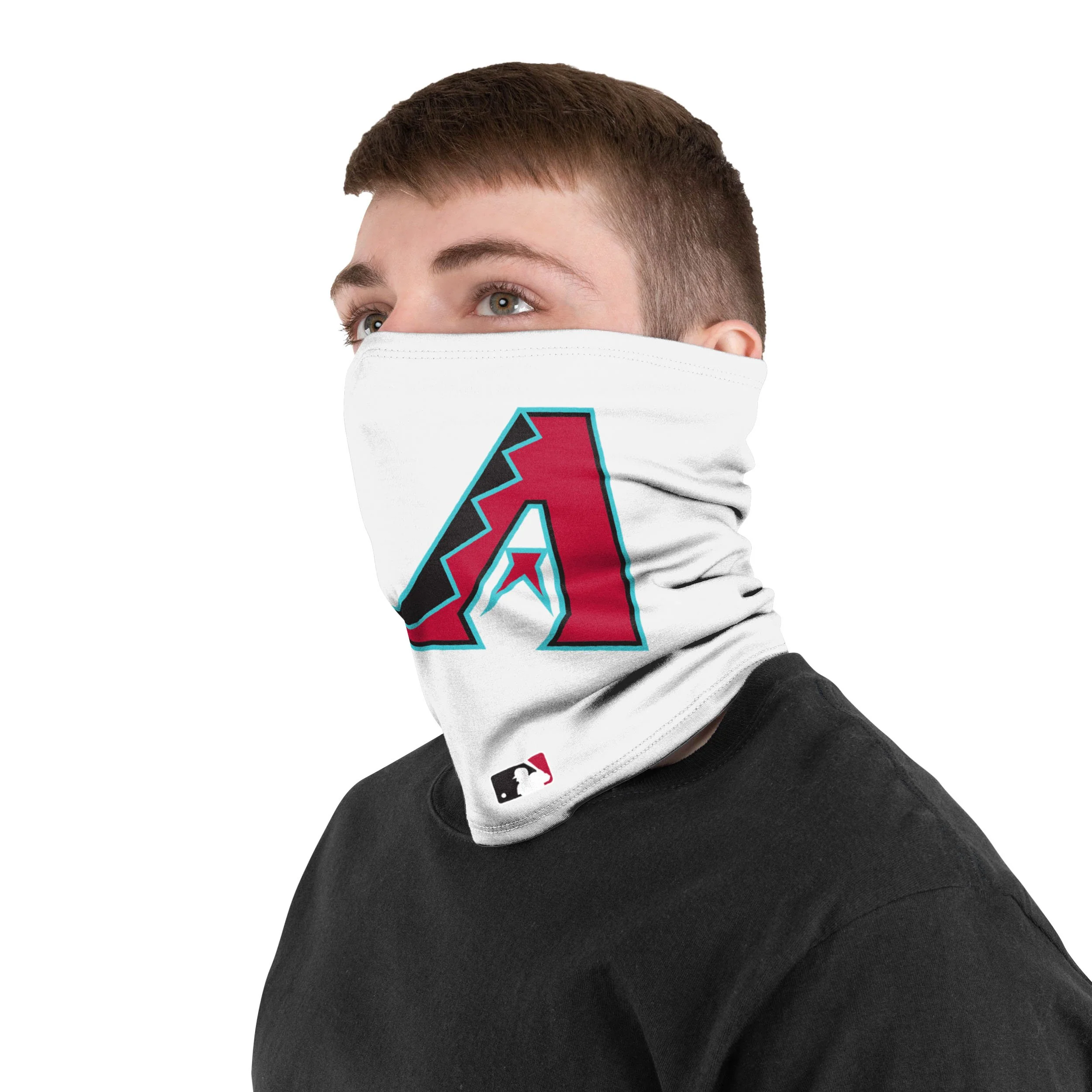 Arizona Diamondbacks MLB On-Field White & Teal UV Gaiter Scarf - Image 3
