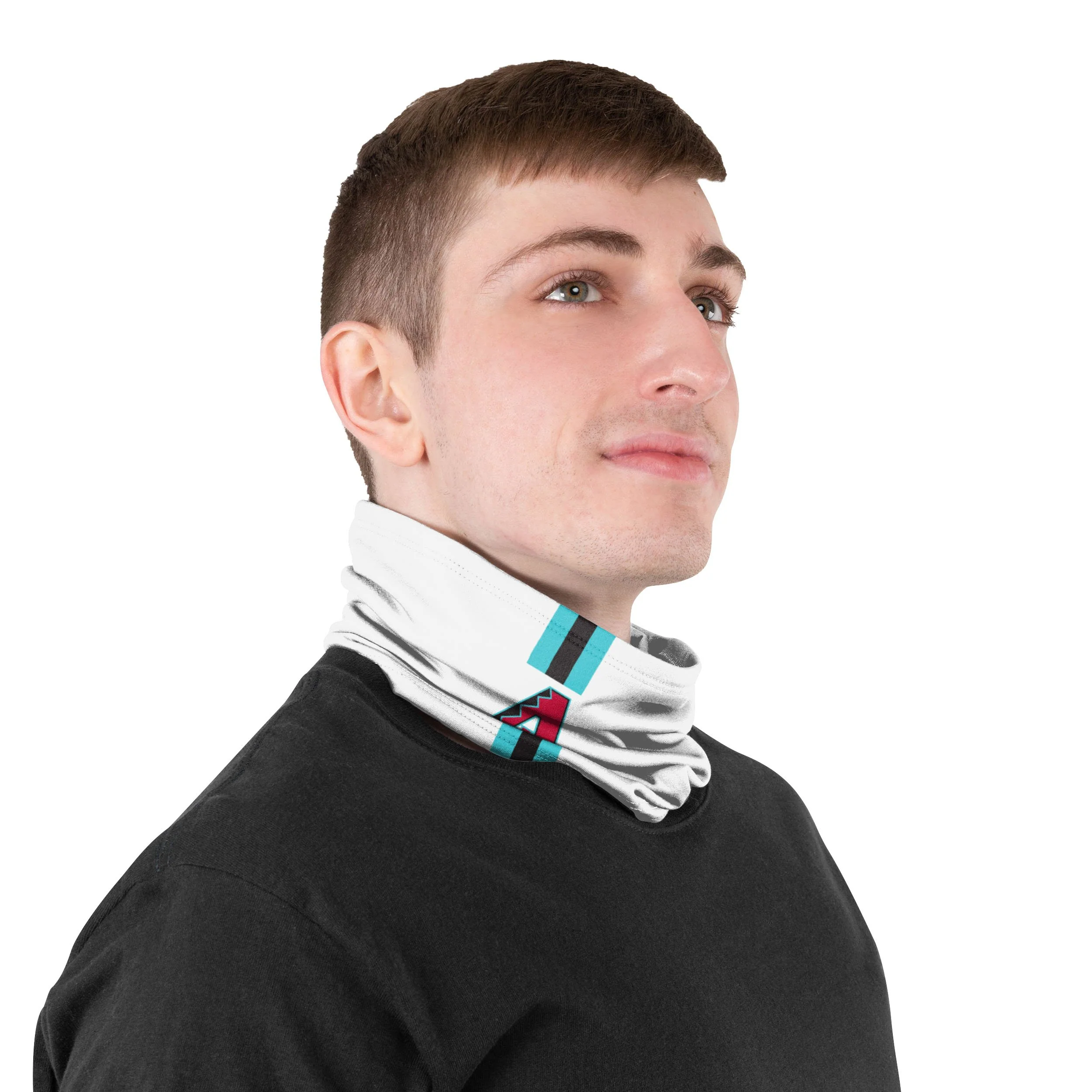 Arizona Diamondbacks MLB On-Field White & Teal UV Gaiter Scarf - Image 4