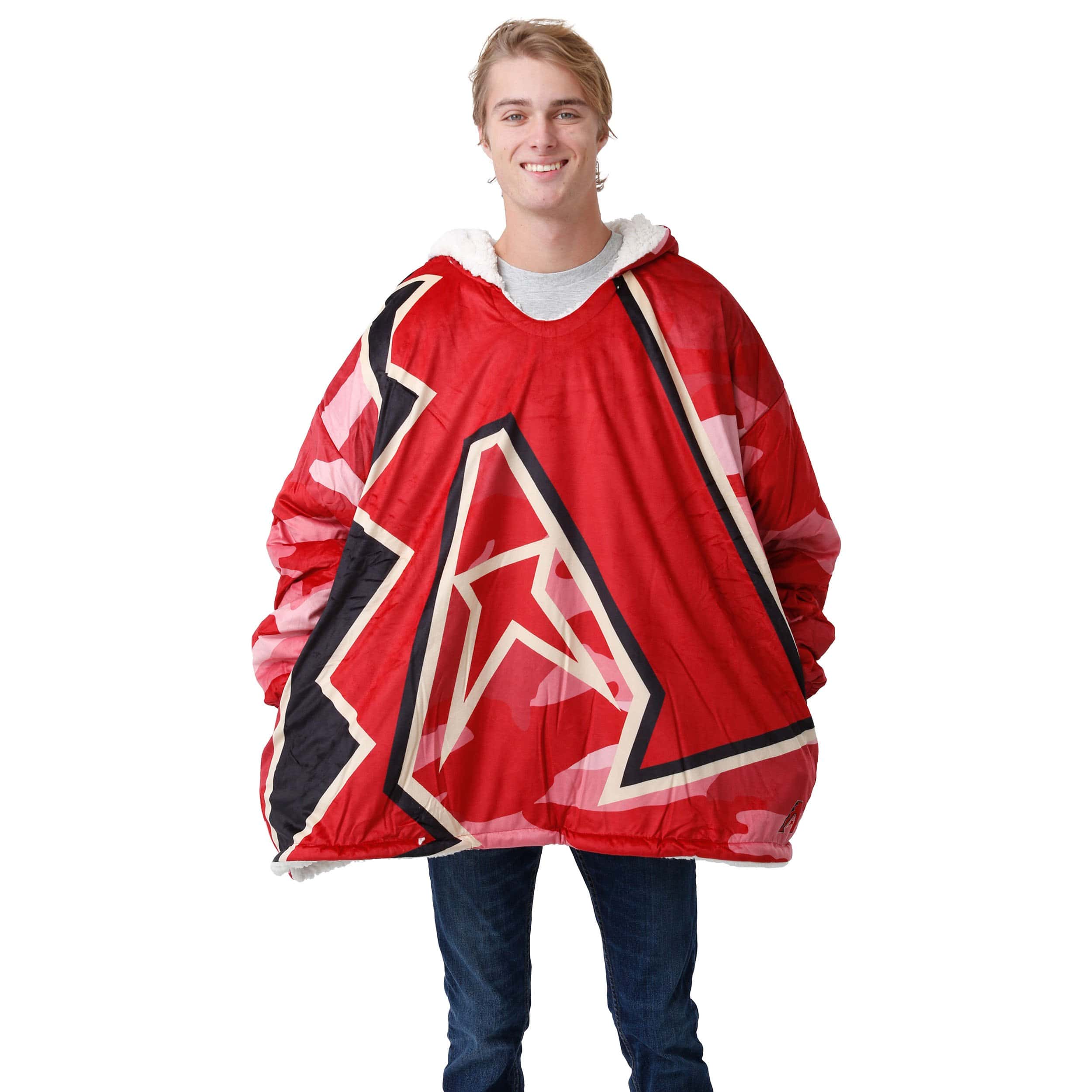 Arizona Diamondbacks MLB Reversible Team Color Camo Hoodeez - Image 3