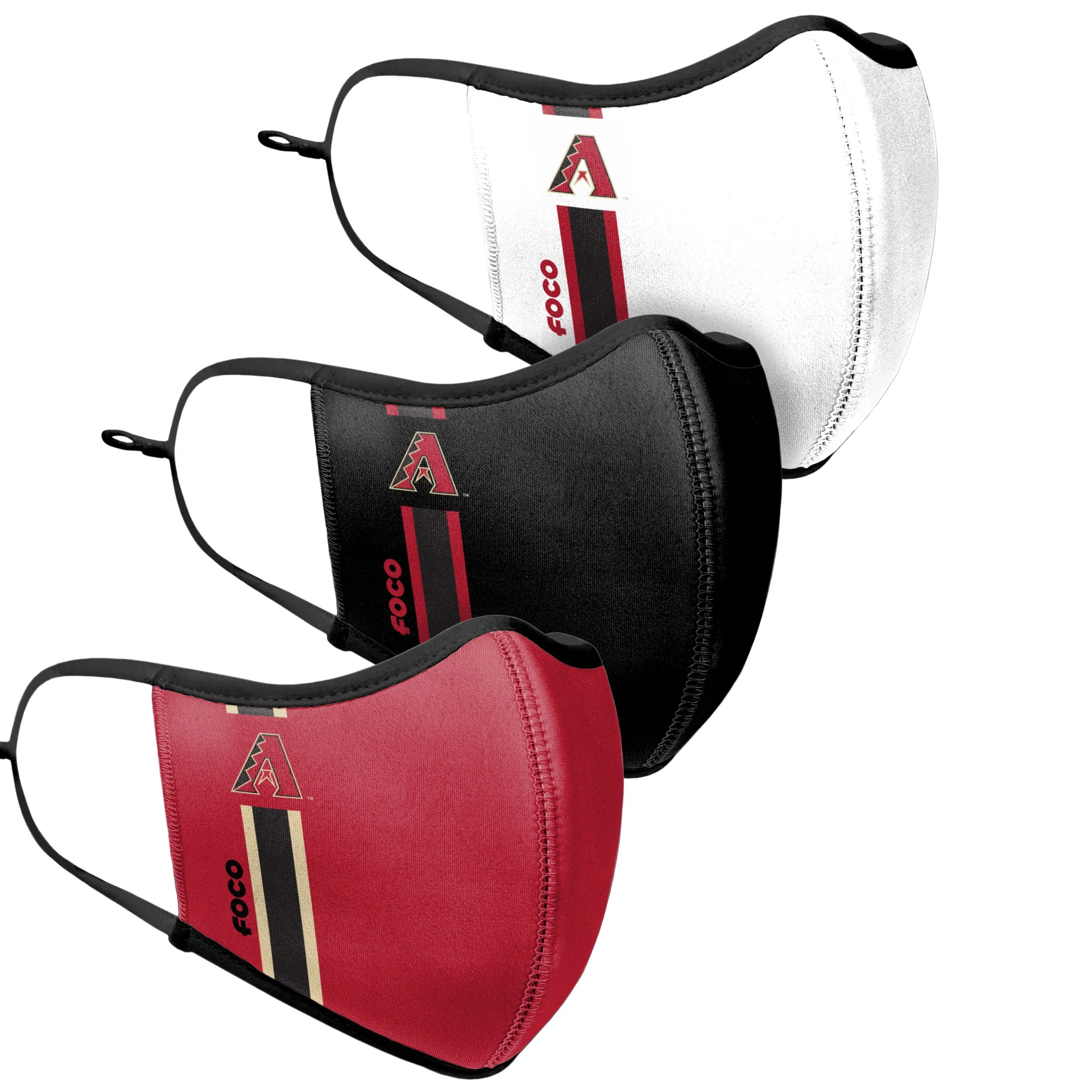 Arizona Diamondbacks MLB Sport 3 Pack Face Cover - Image 3